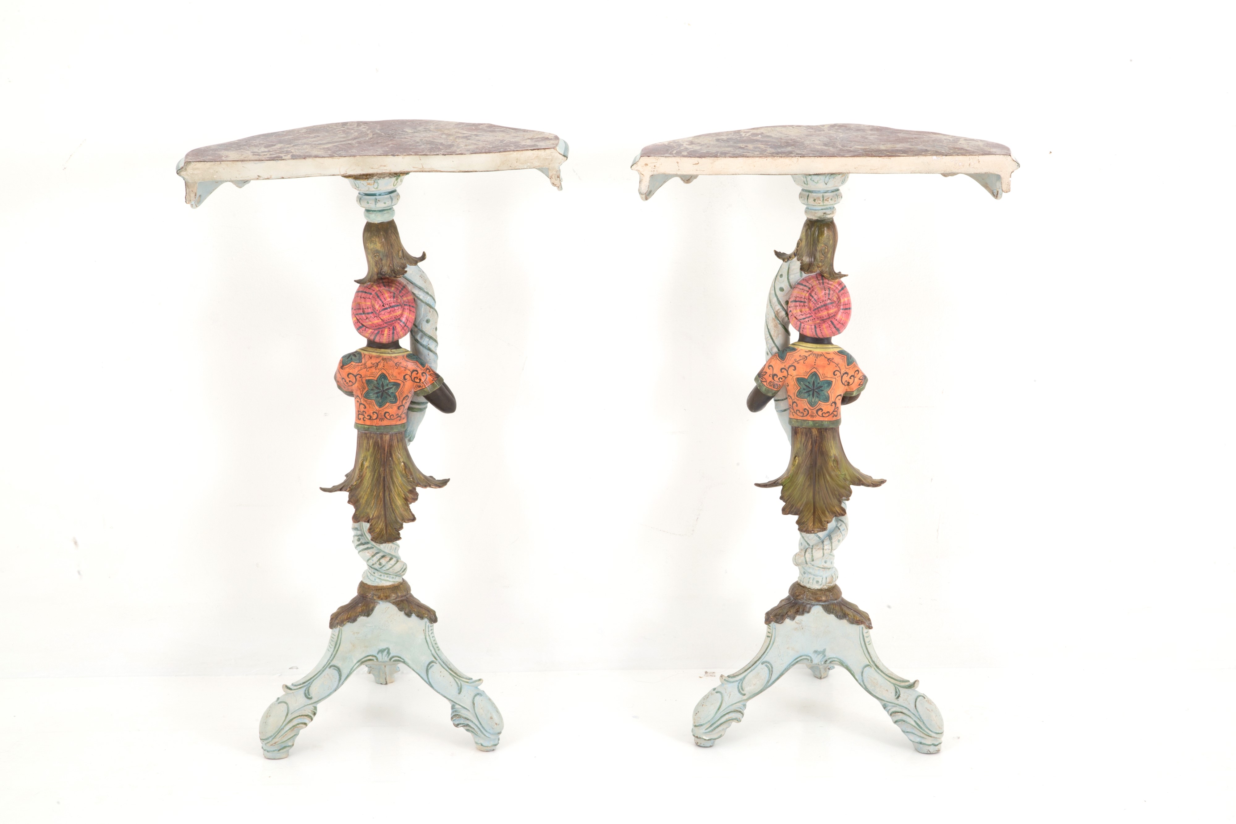 Rara coppia di gueridon