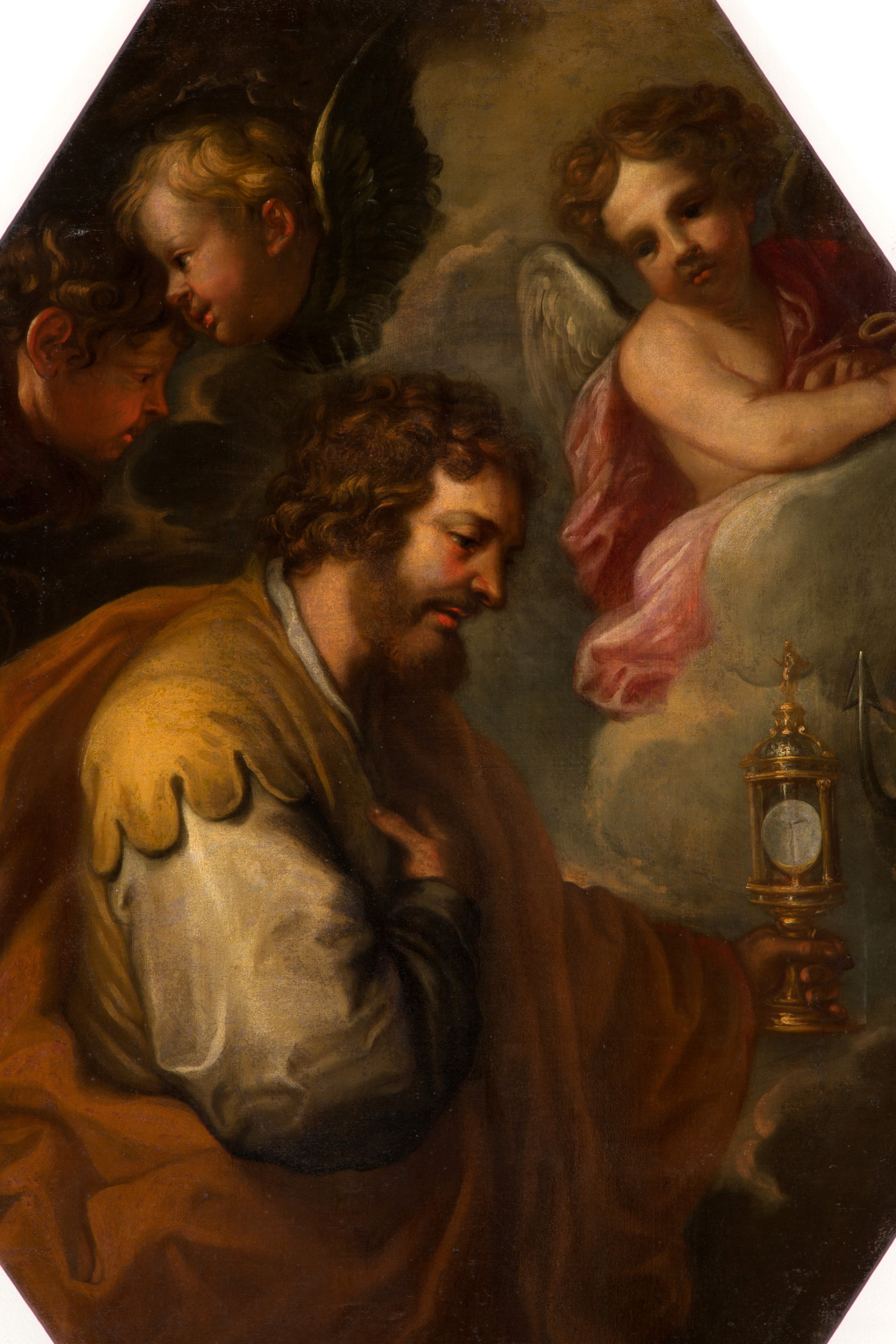 Dipinto "adorazione Dell'eucaristia"