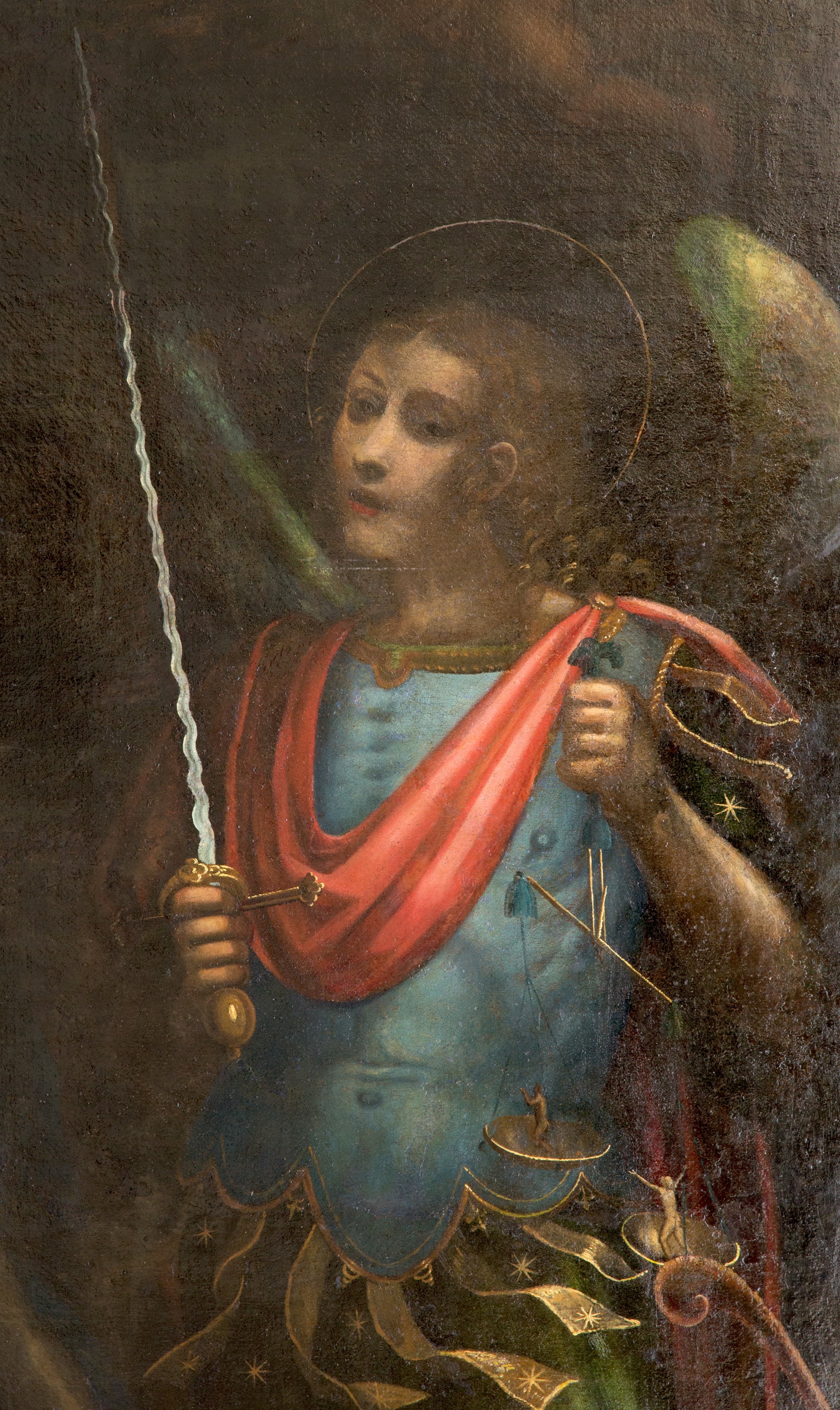 Dipinto "pieta' con Santi"