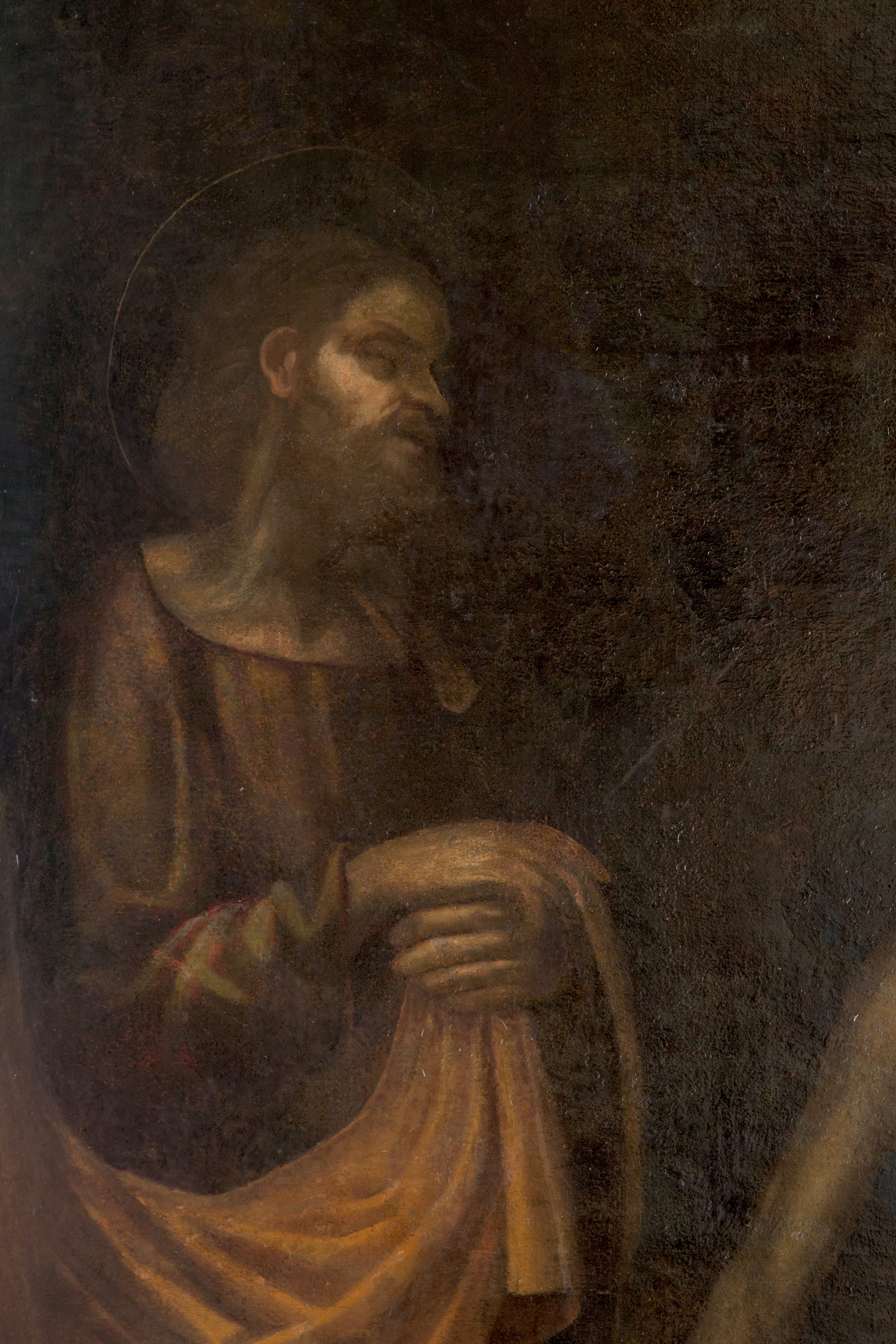 Dipinto "pieta' con Santi"