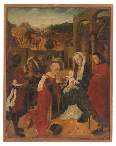 Dipinto "adorazione dei Magi"
