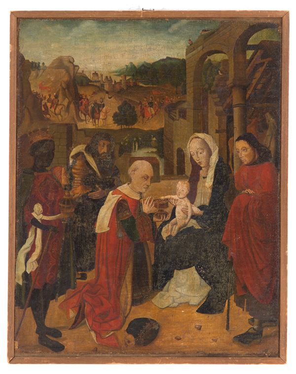 Painting "ADORATION OF THE MAGI"