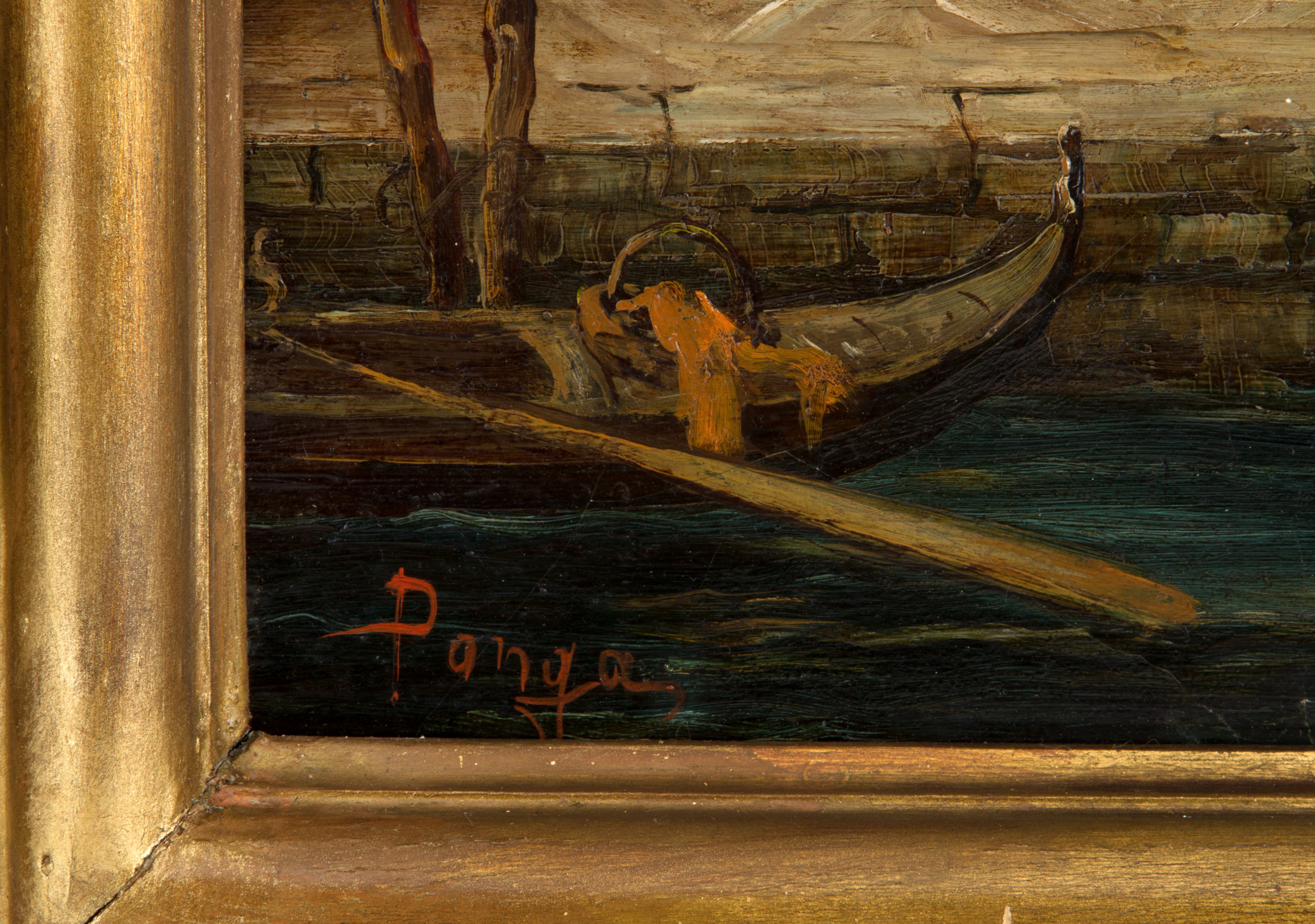 Giuseppe Ponga - Dipinto "veduta di Venezia"