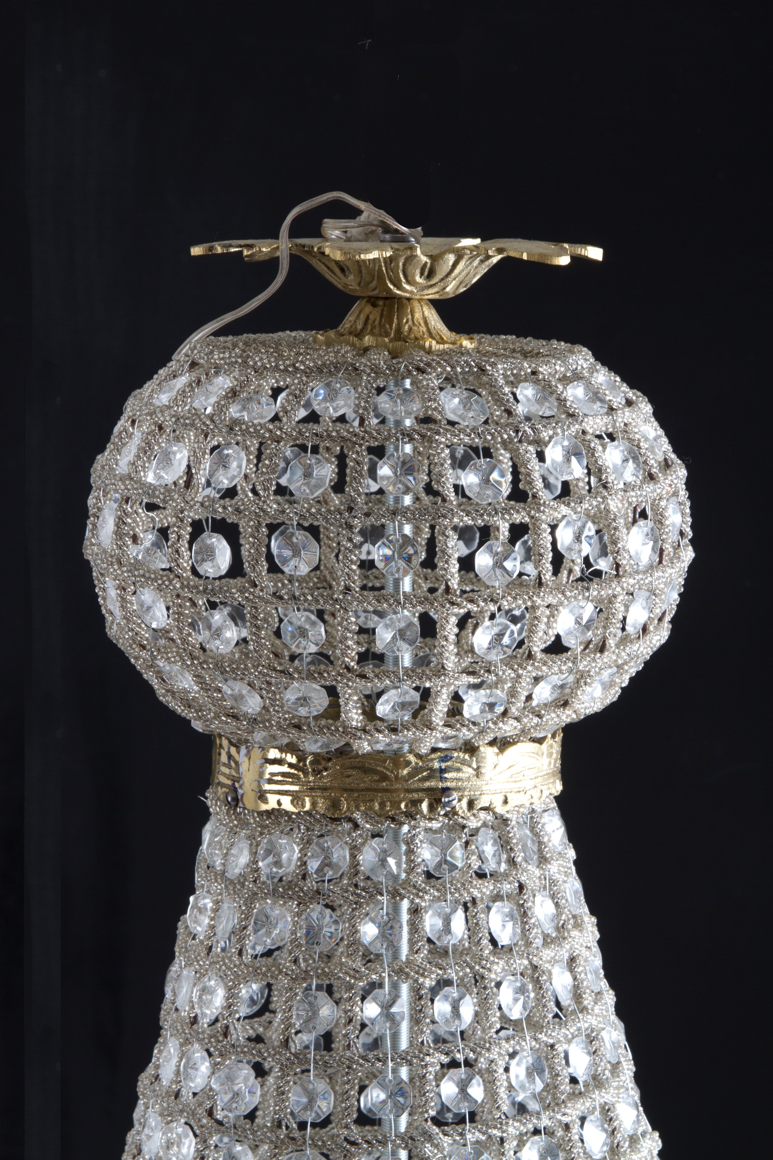 Coppia di Lampadari a Mongolfiera
