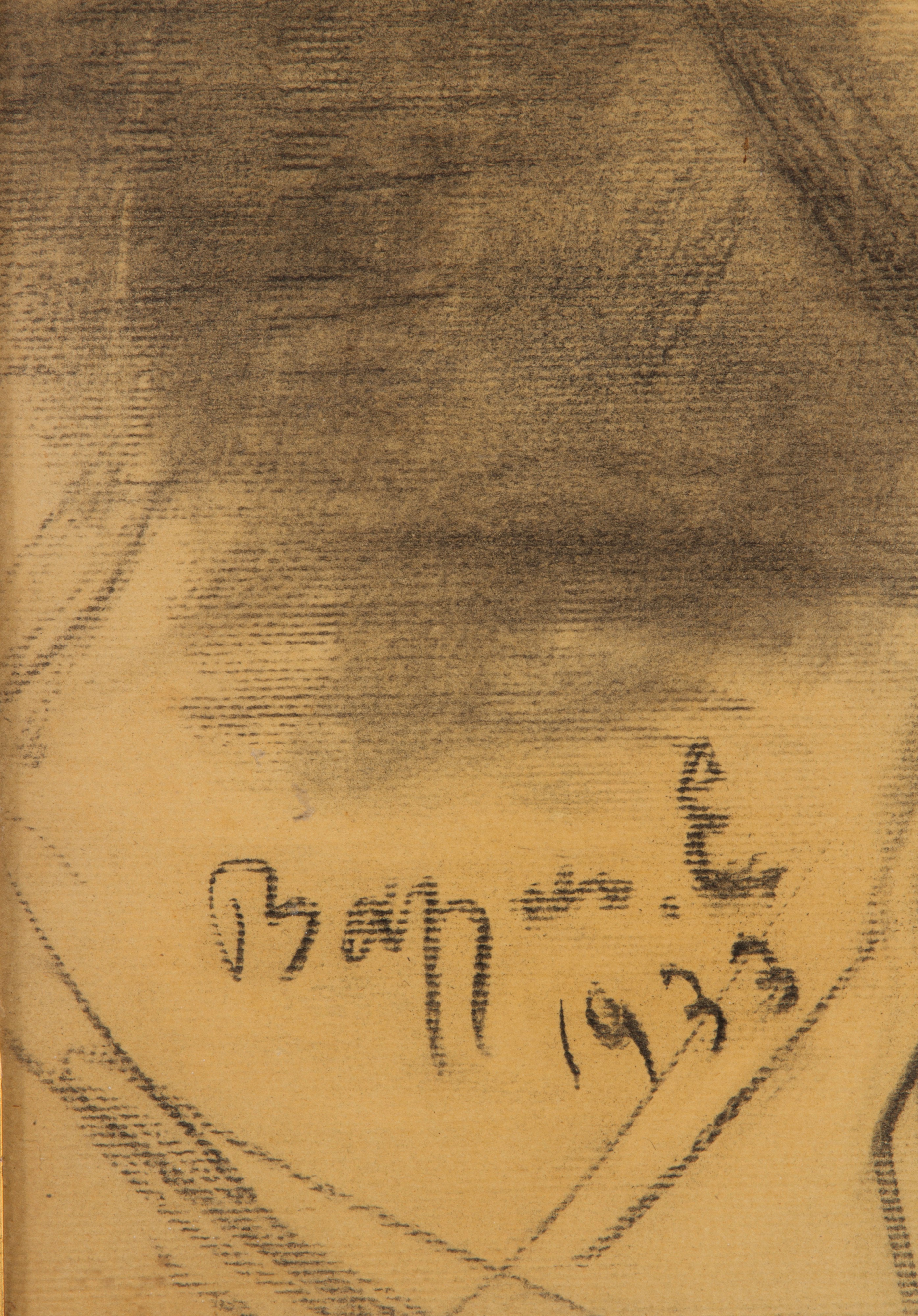 Ernesto Bazzaro - Disegno "arpista"