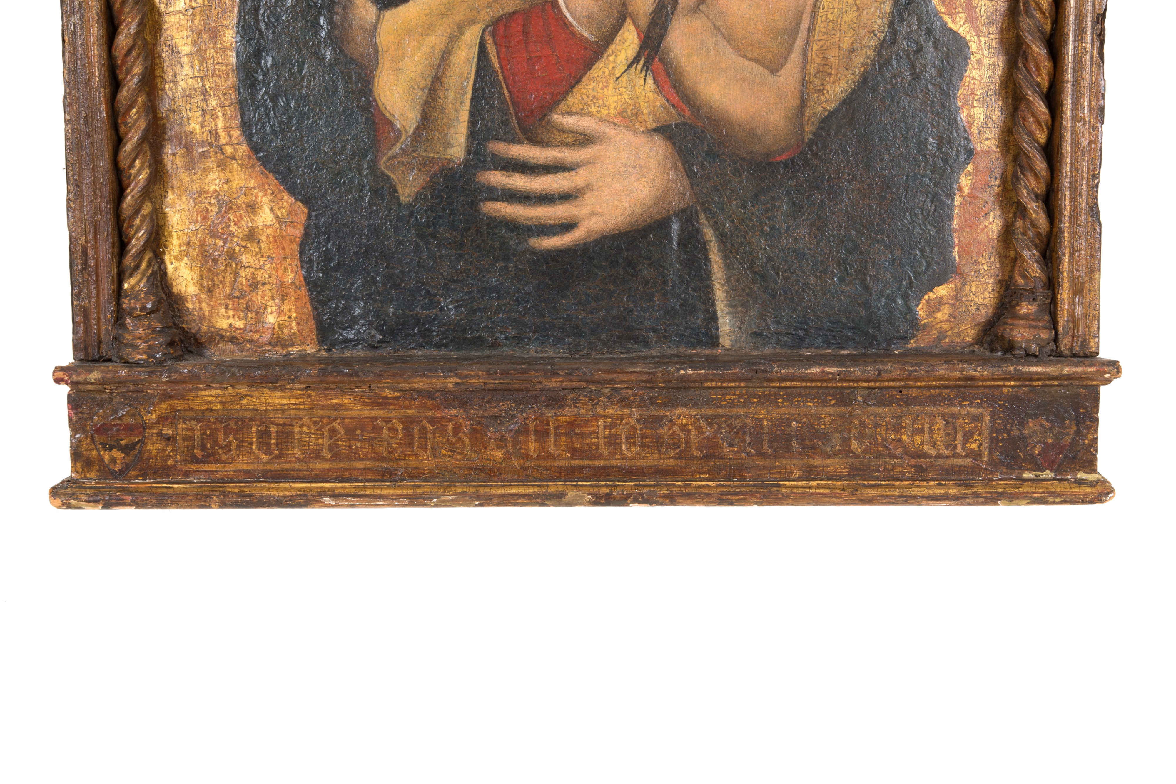 Giovanni del Biondo - Dipinto 'madonna del Latte e Crocifissione'