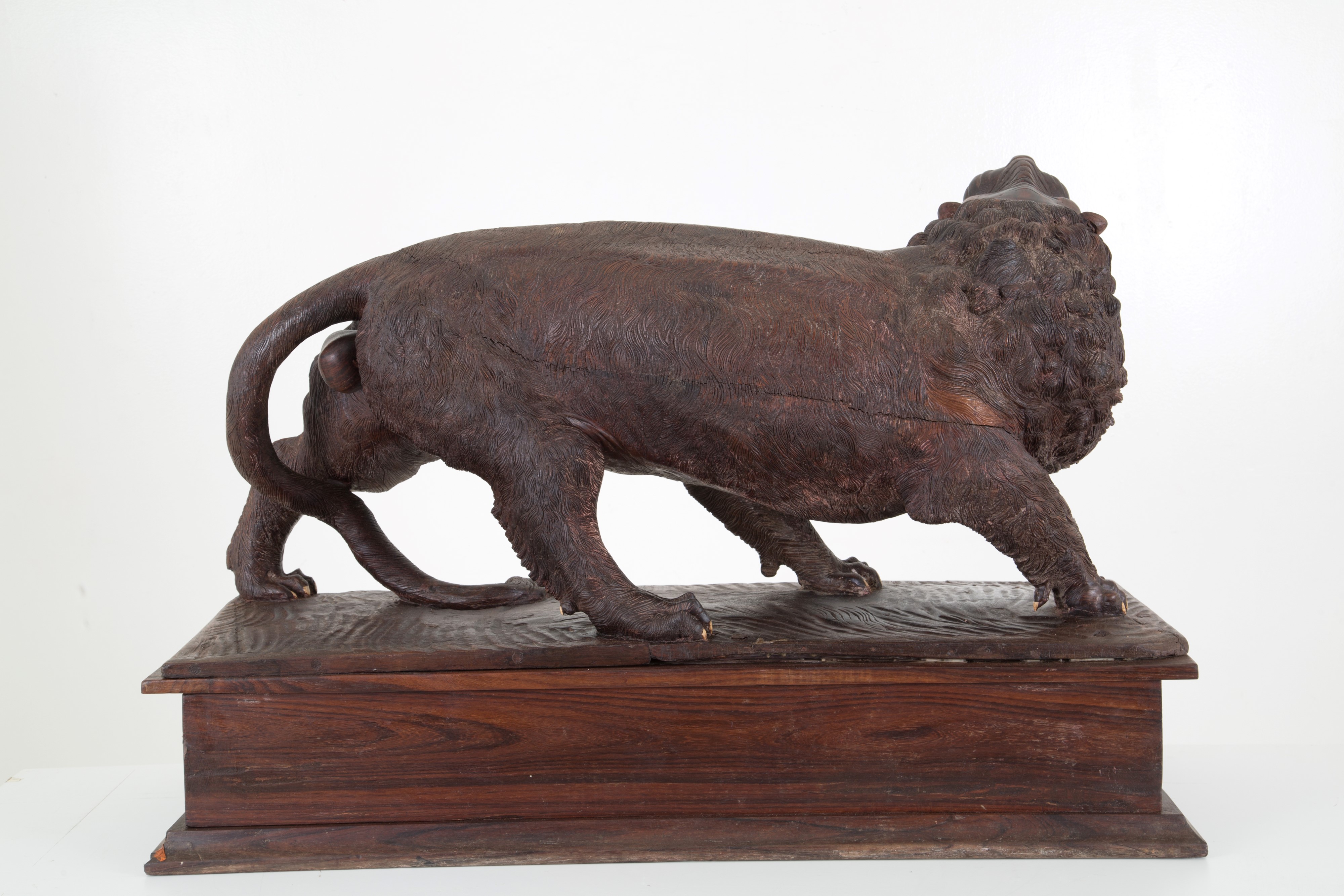 Scultura Lignea "leone"