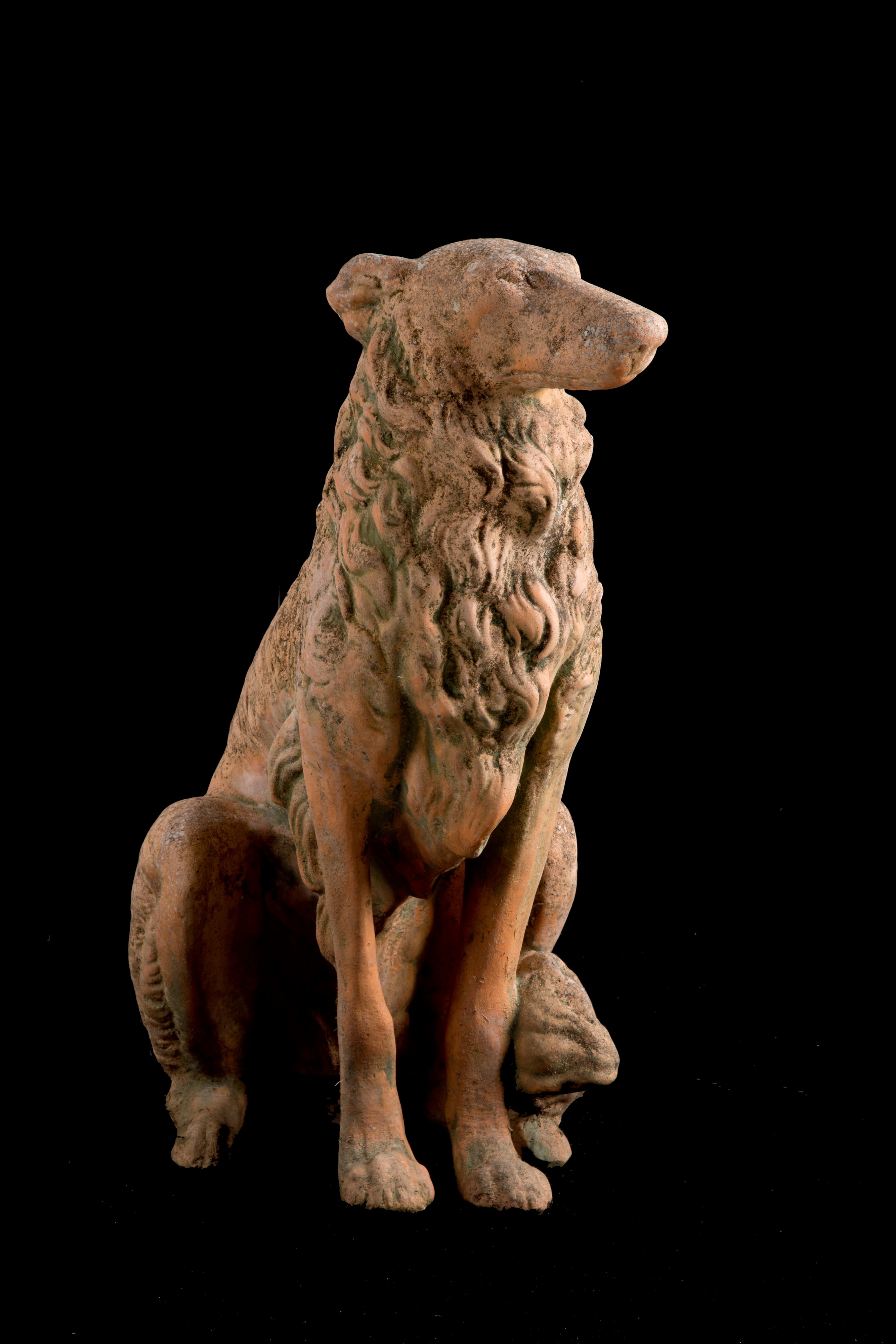 Coppia di Sculture "cani"