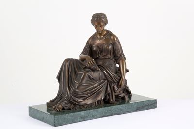 Piccola Scultura in Bronzo "penelope"