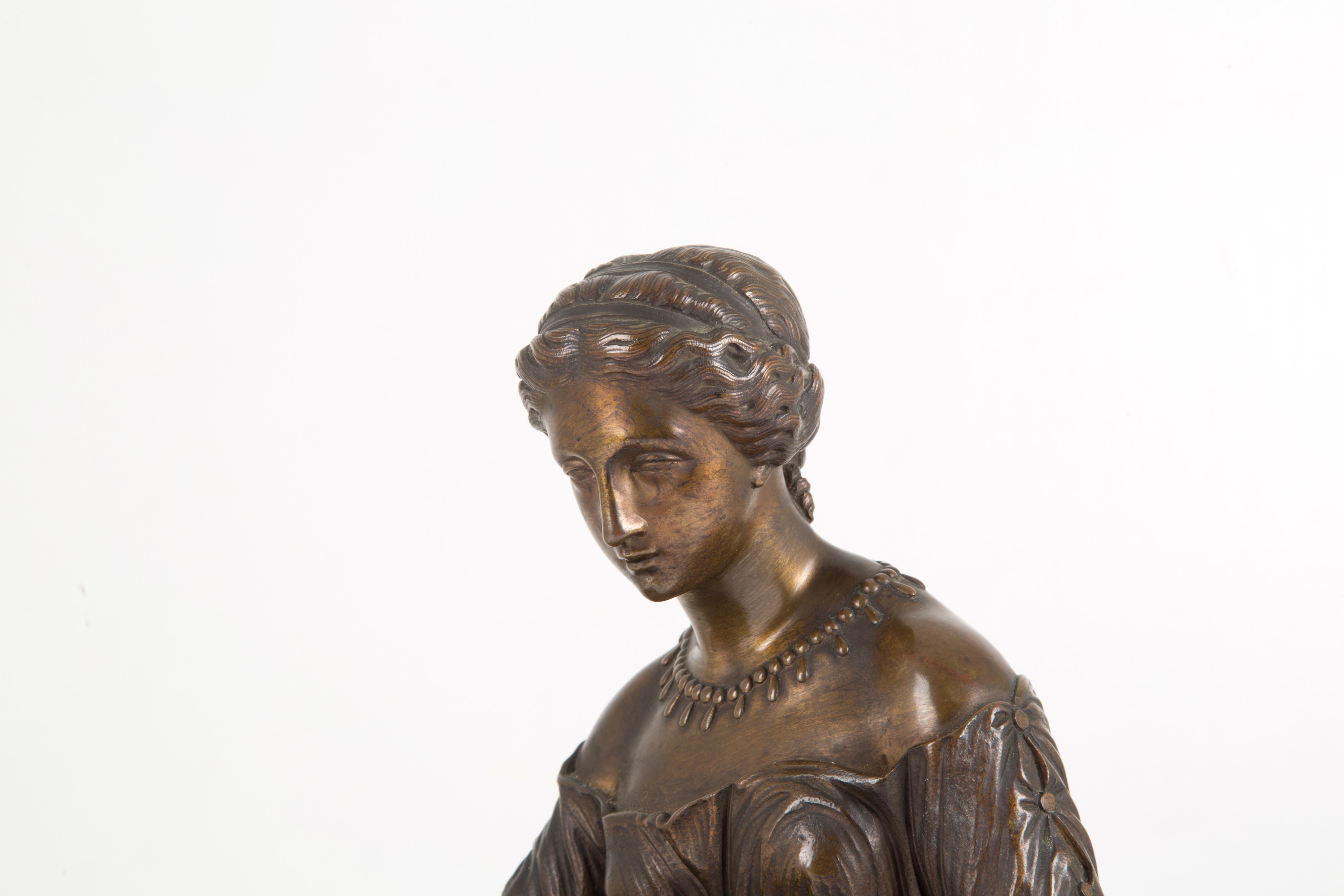 Piccola Scultura in Bronzo "penelope"