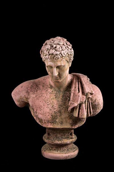 Scultura "busto di Antinoo"
