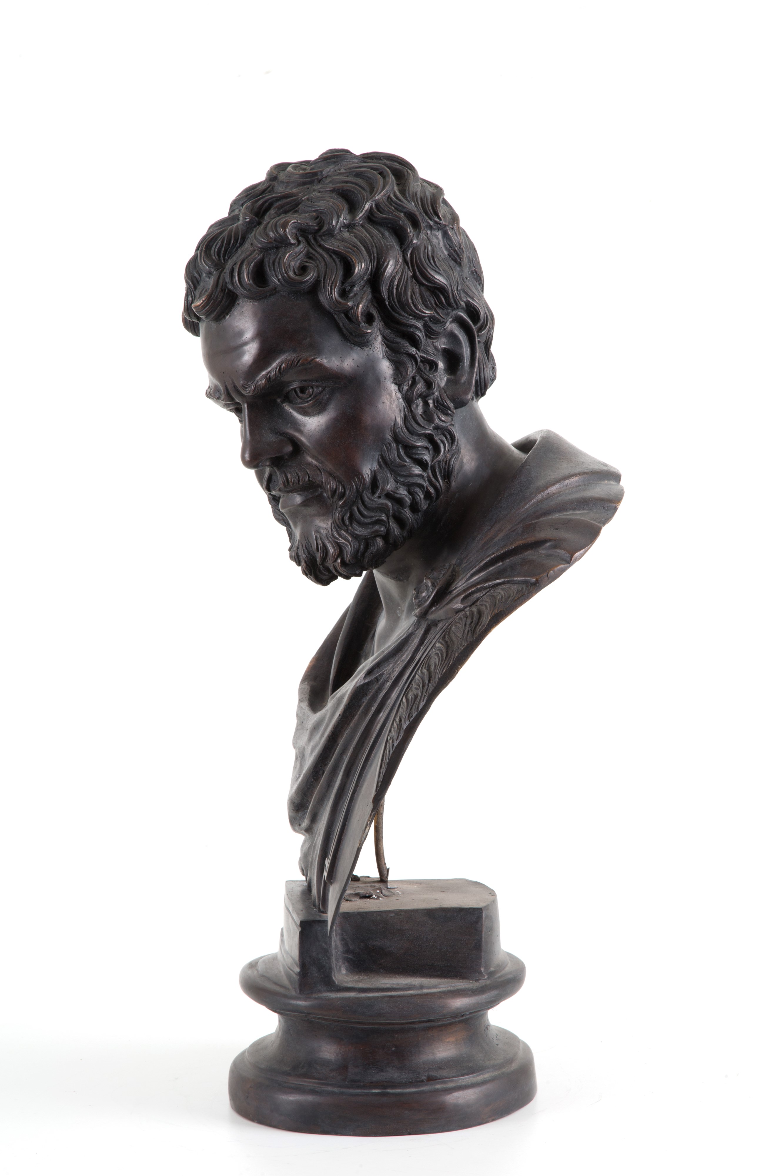 Scultura in Bronzo "busto Dell'imperatore Caracalla"