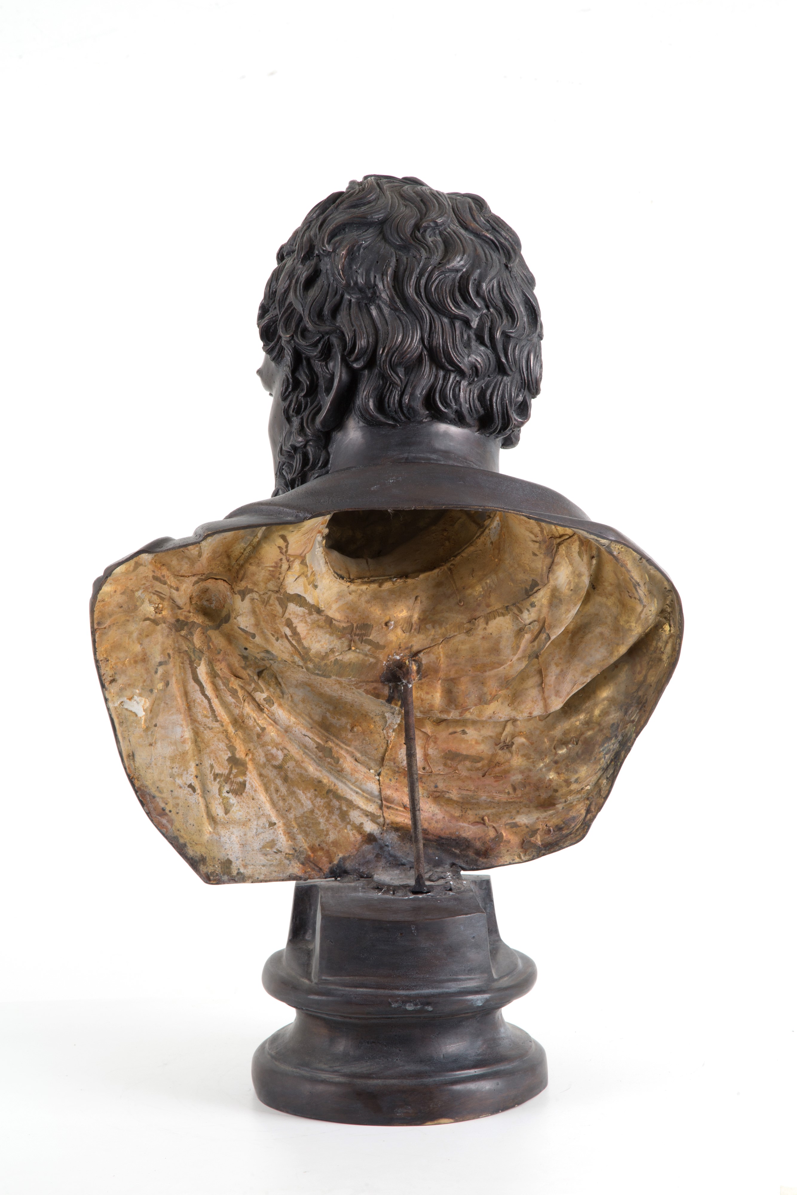 Scultura in Bronzo "busto Dell'imperatore Caracalla"