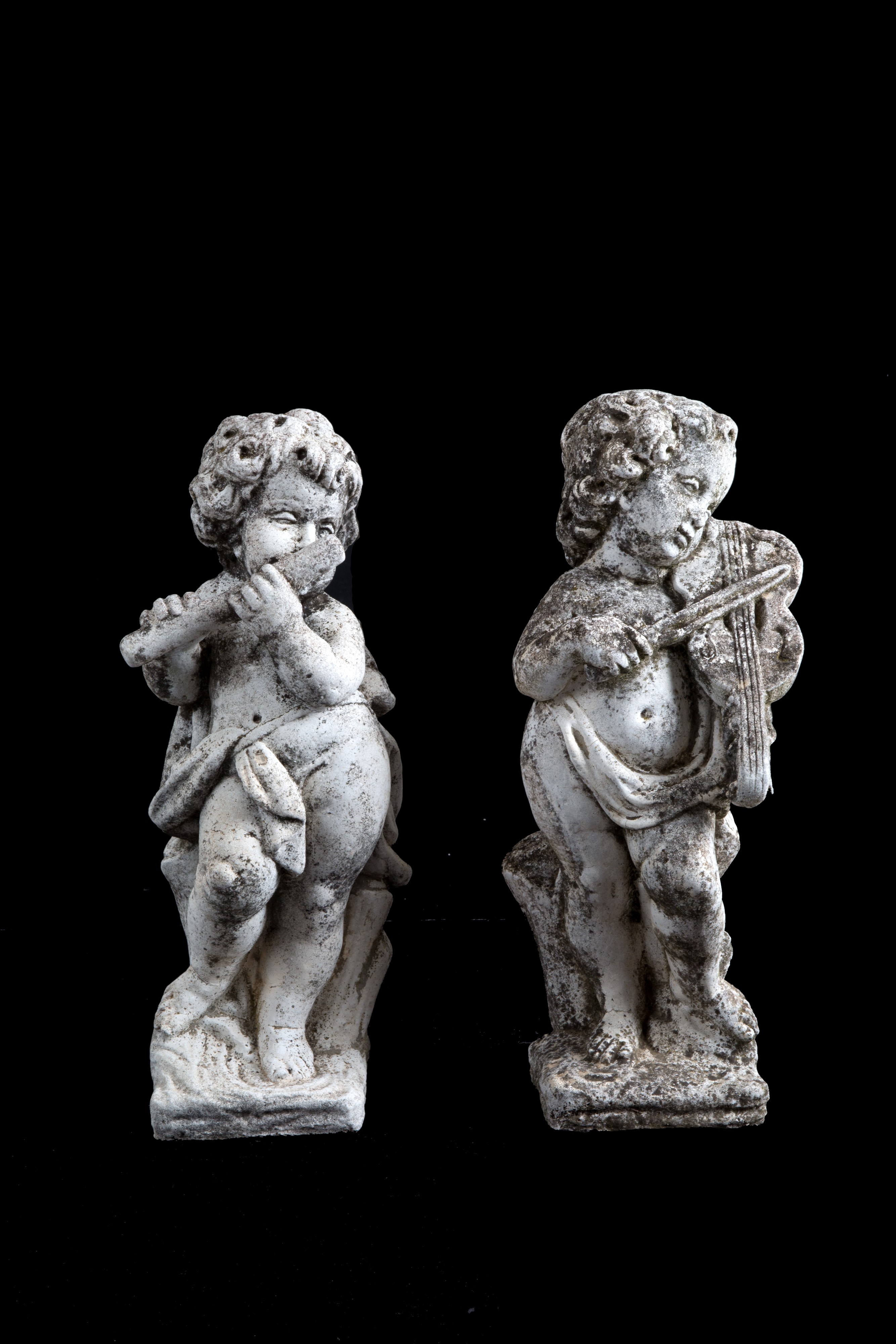 Quattro Sculture "putti Musicanti"