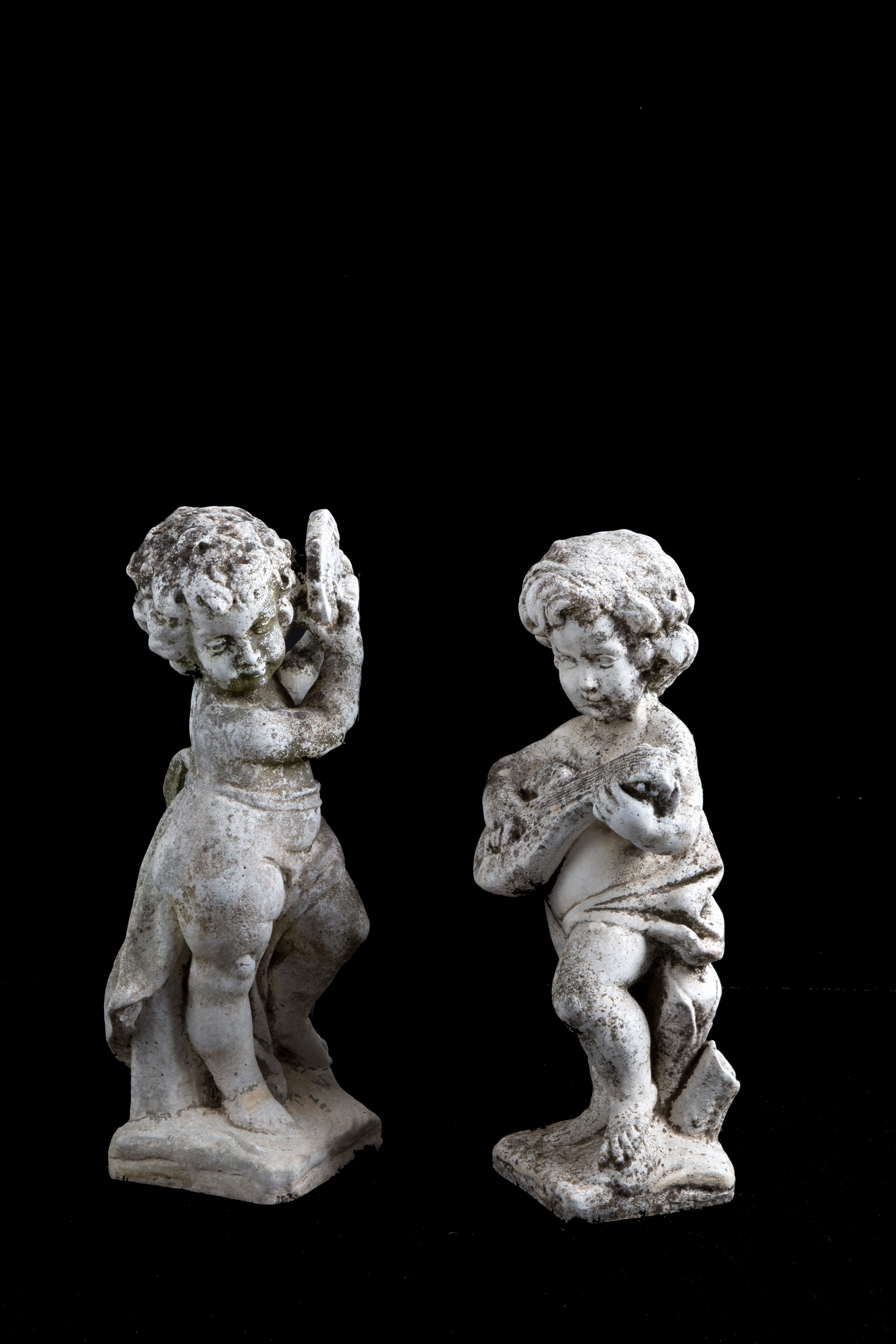 Quattro Sculture "putti Musicanti"