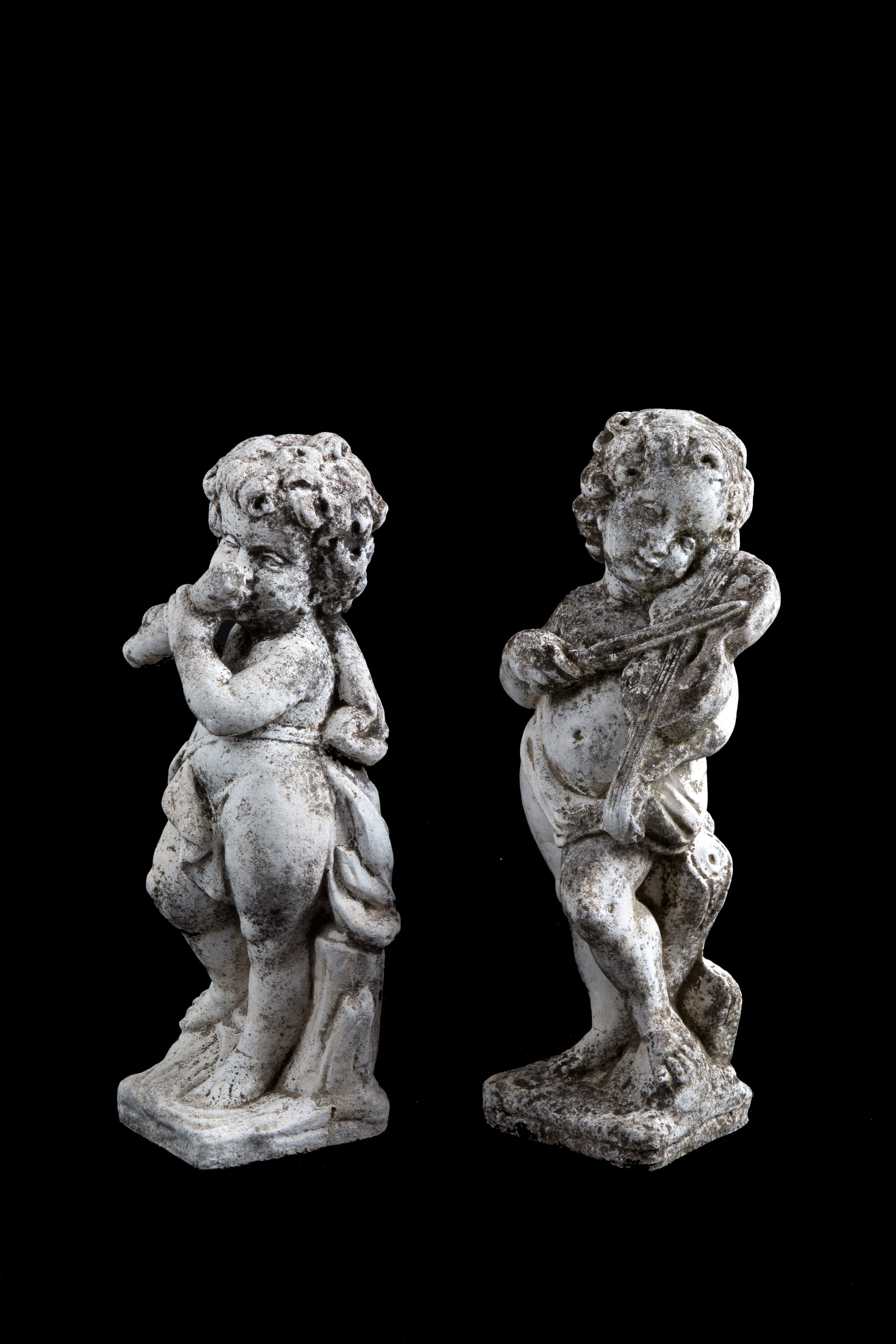 Quattro Sculture "putti Musicanti"