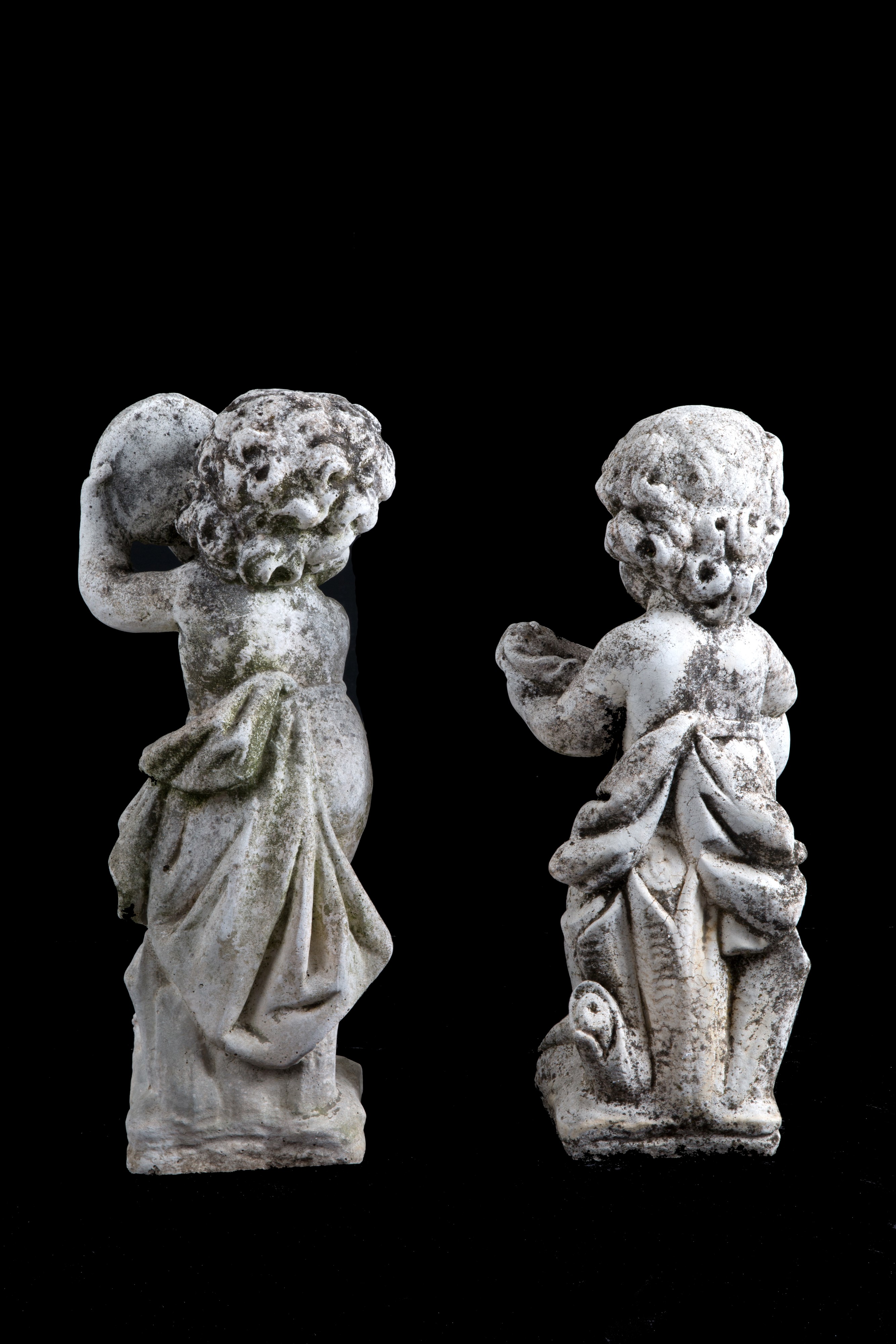 Quattro Sculture "putti Musicanti"