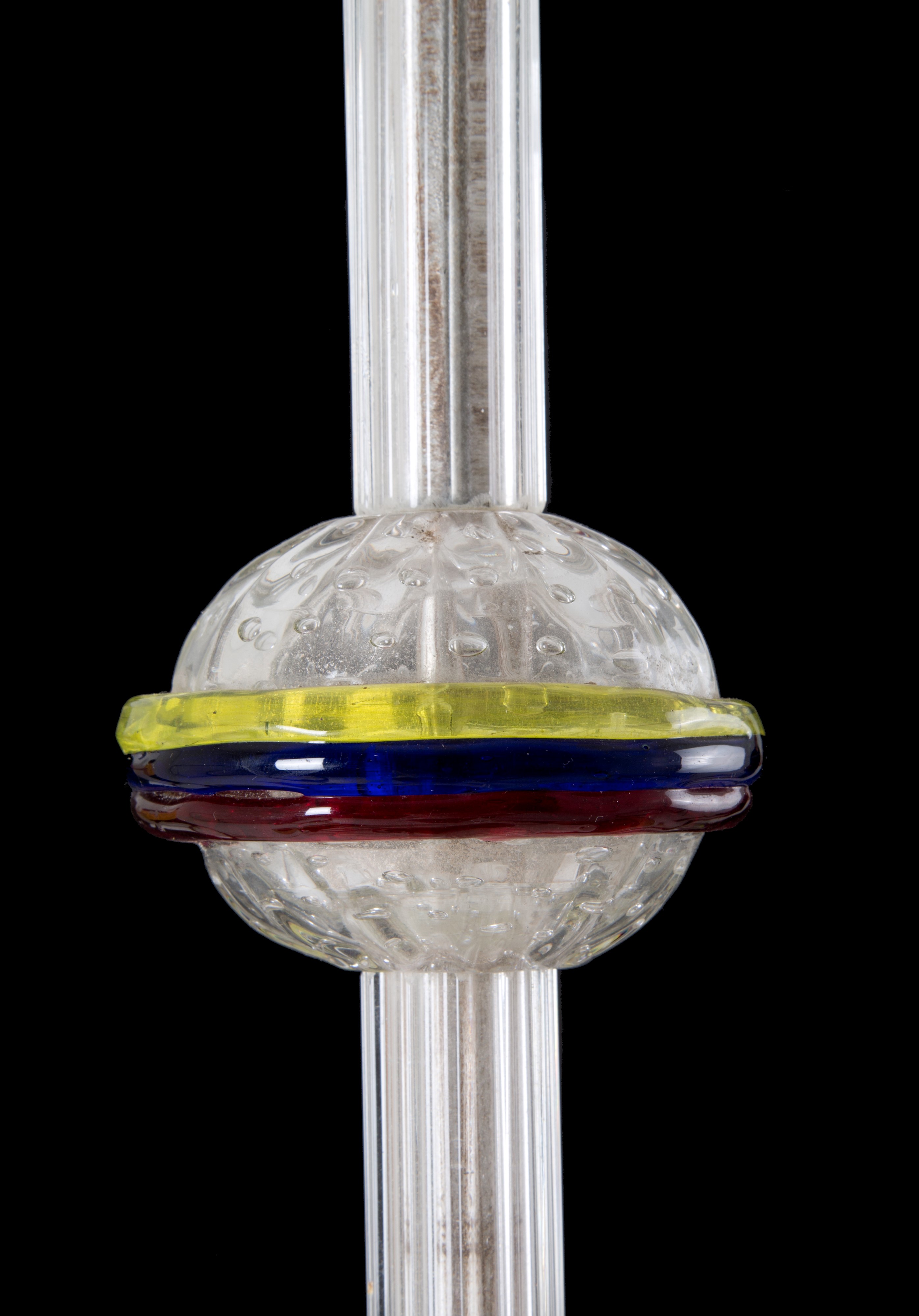 Lampadario Cinque Bracci in Vetro