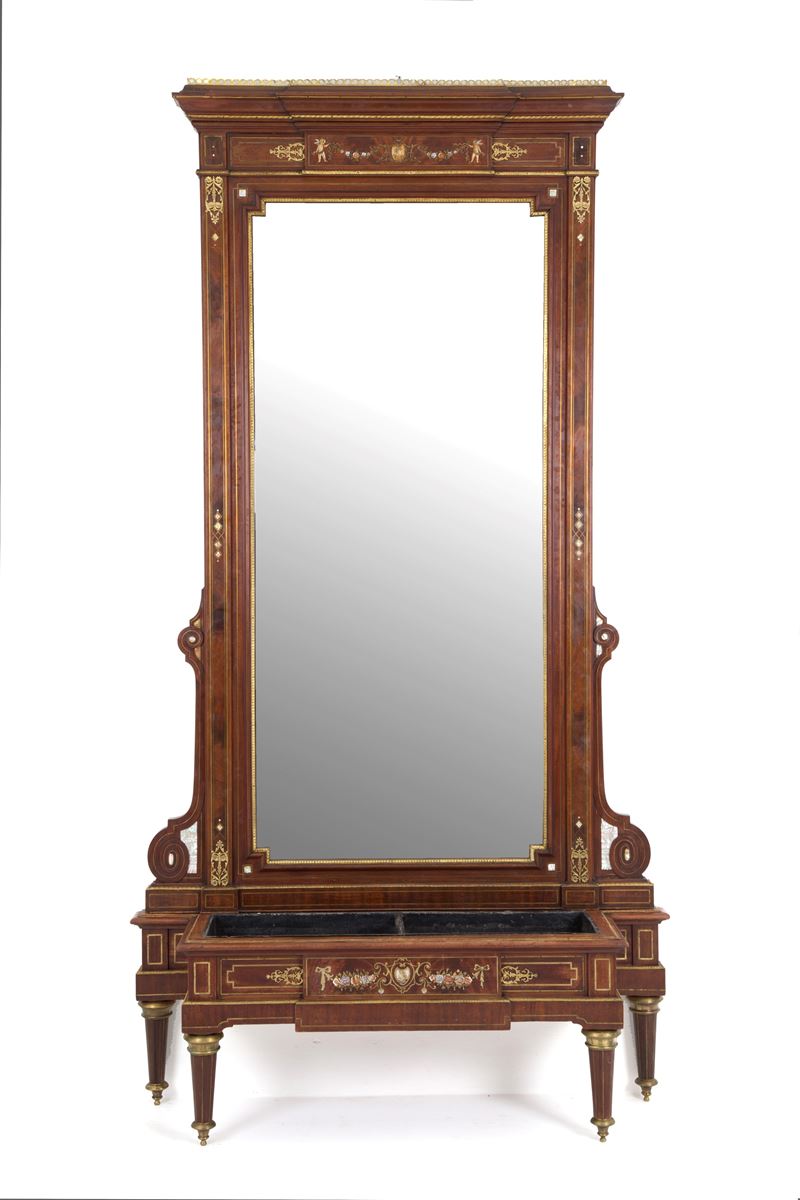 Specchiera Fondosala con Fioriera