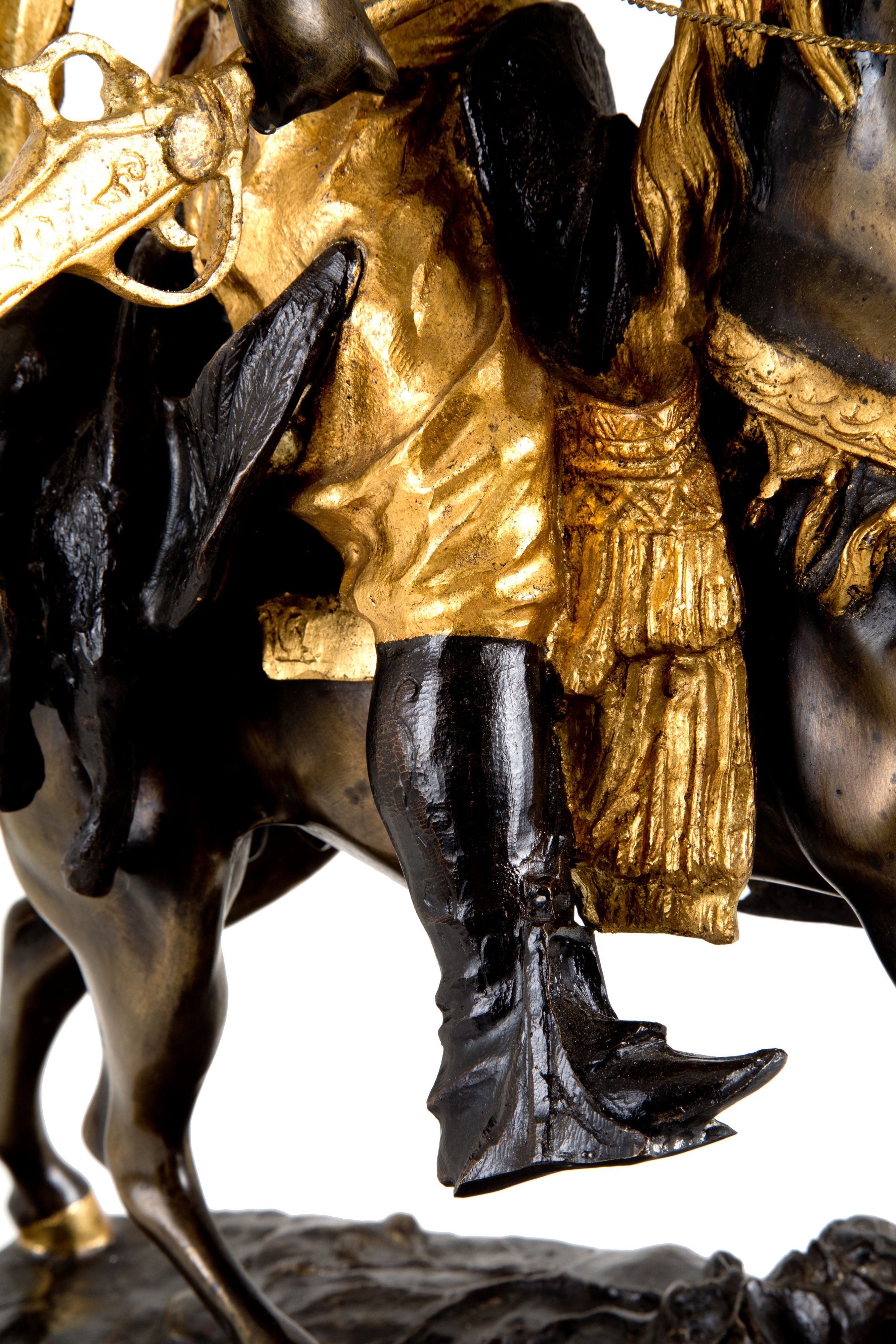 Scultura in Bronzo "cavaliere Orientale"