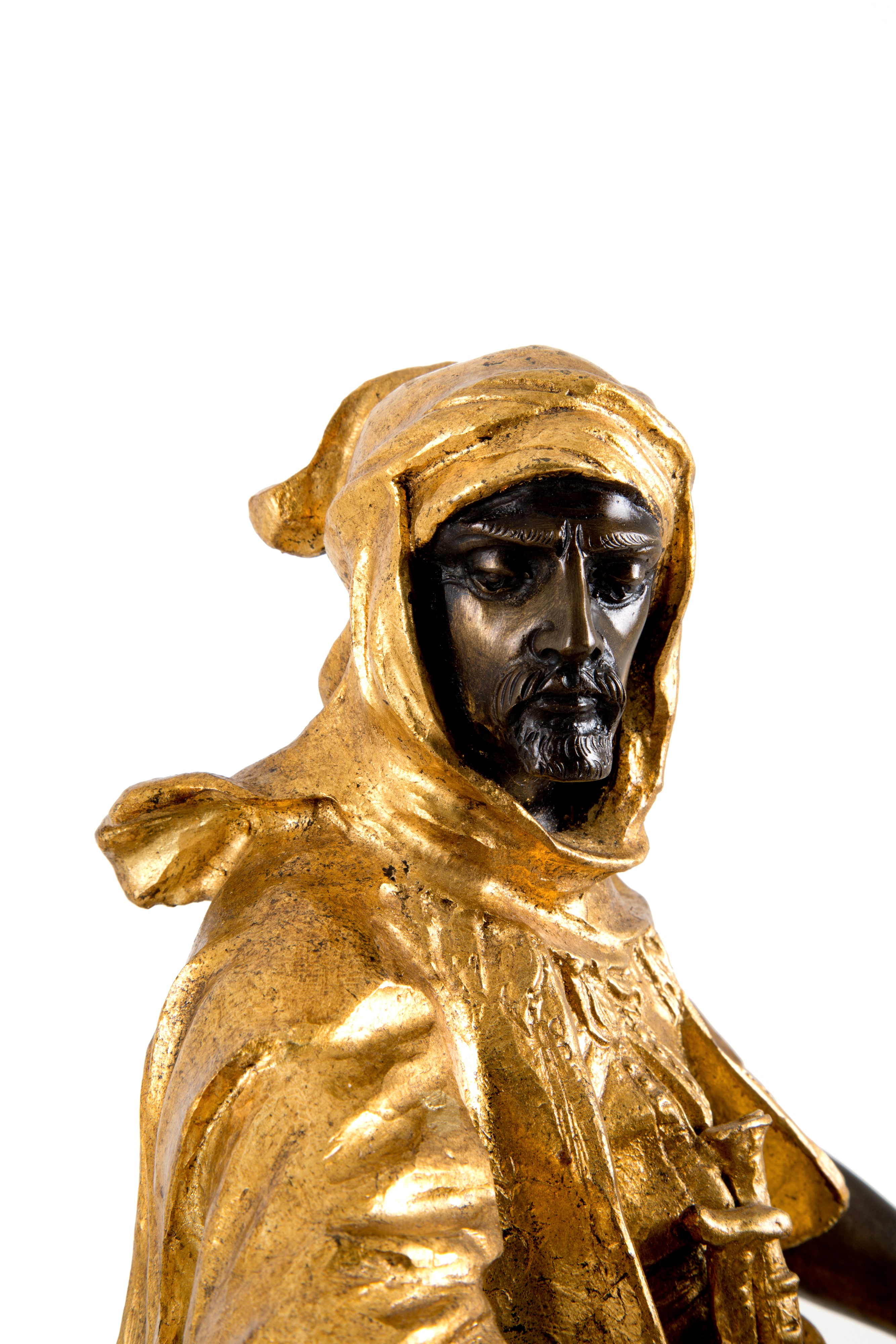Scultura in Bronzo "cavaliere Orientale"