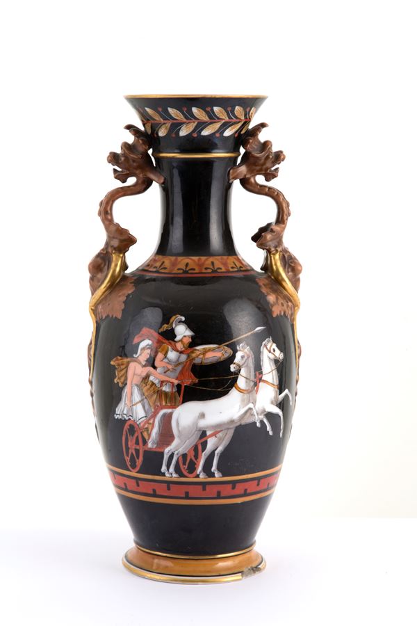 Vase "ROMAN BIGA". GINORI