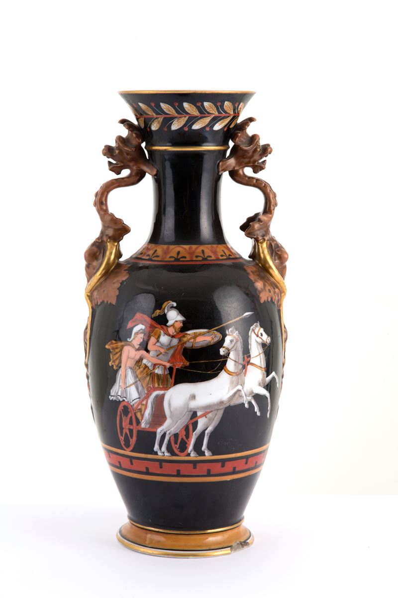Vaso "biga Romana". Ginori