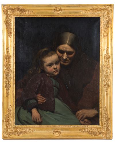 Dipinto "donna con Bambina"