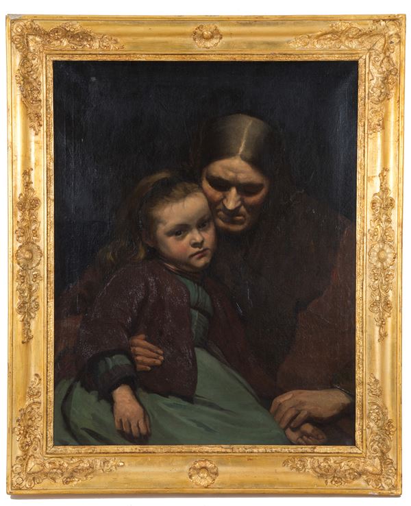 Painting "WOMAN WITH CHILD"