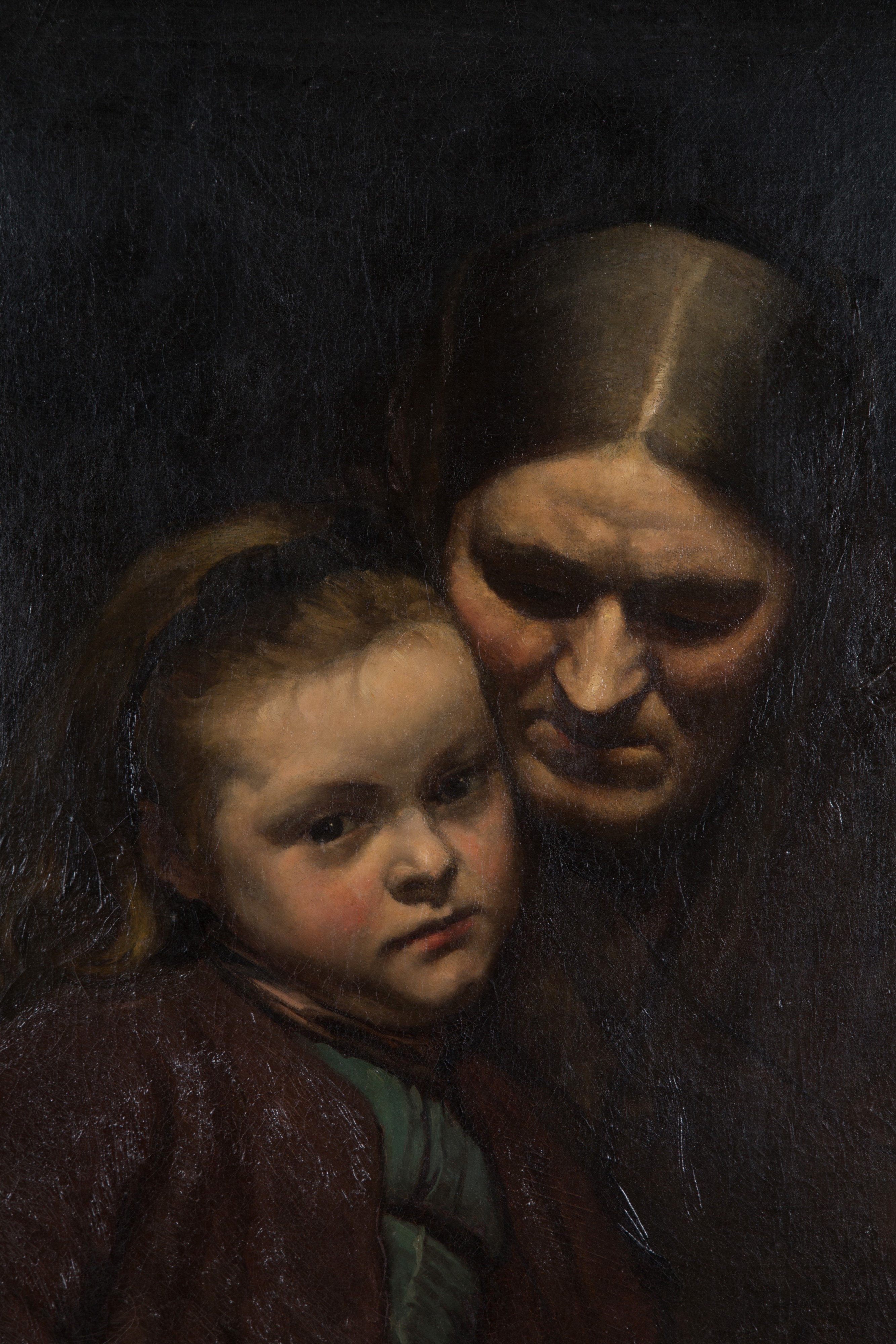 Dipinto "donna con Bambina"