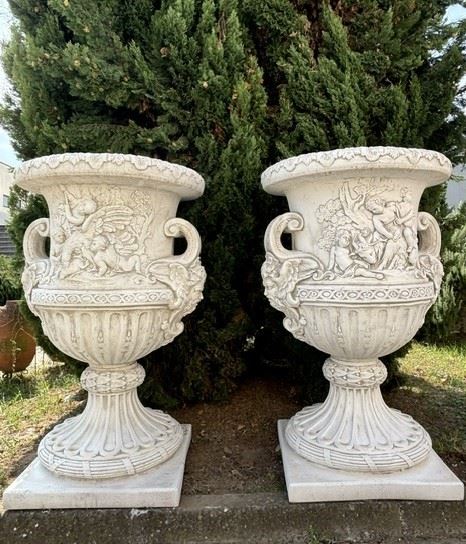 Pair of large vases  - Auction MILANO DECOR - Antiques, Fine Art, Carpets & Design Auction (n. 99) - Viscontea Casa d'Aste