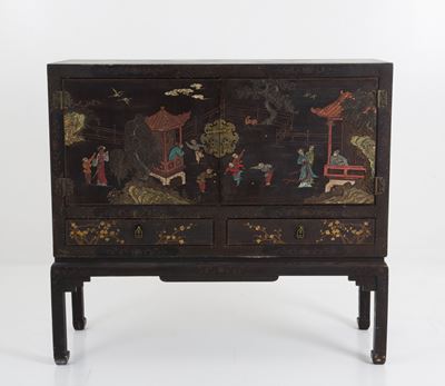 Mobile Laccato a Chinoiserie