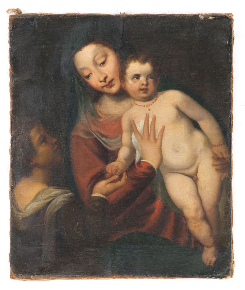 Dipinto "madonna con Bambino"