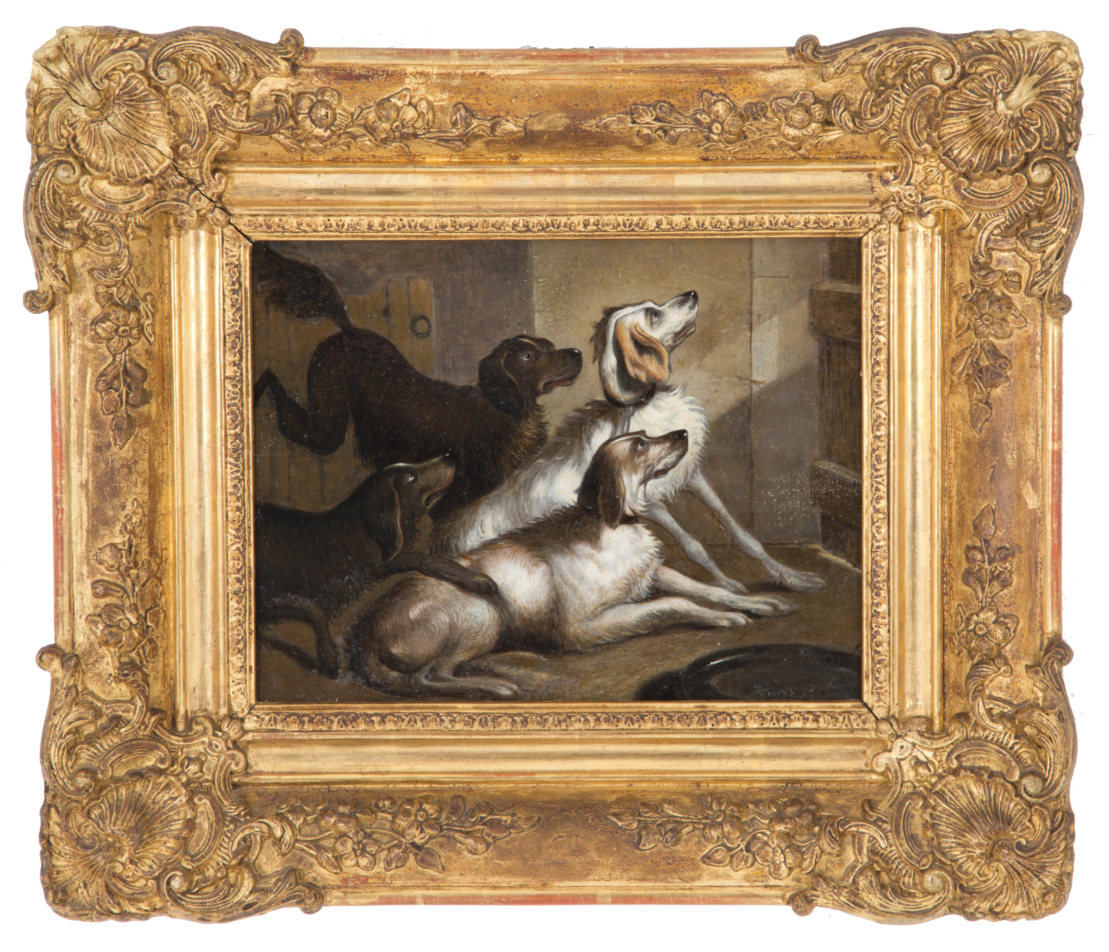 John Frederick Tayler - Coppia di Dipinti "cani"