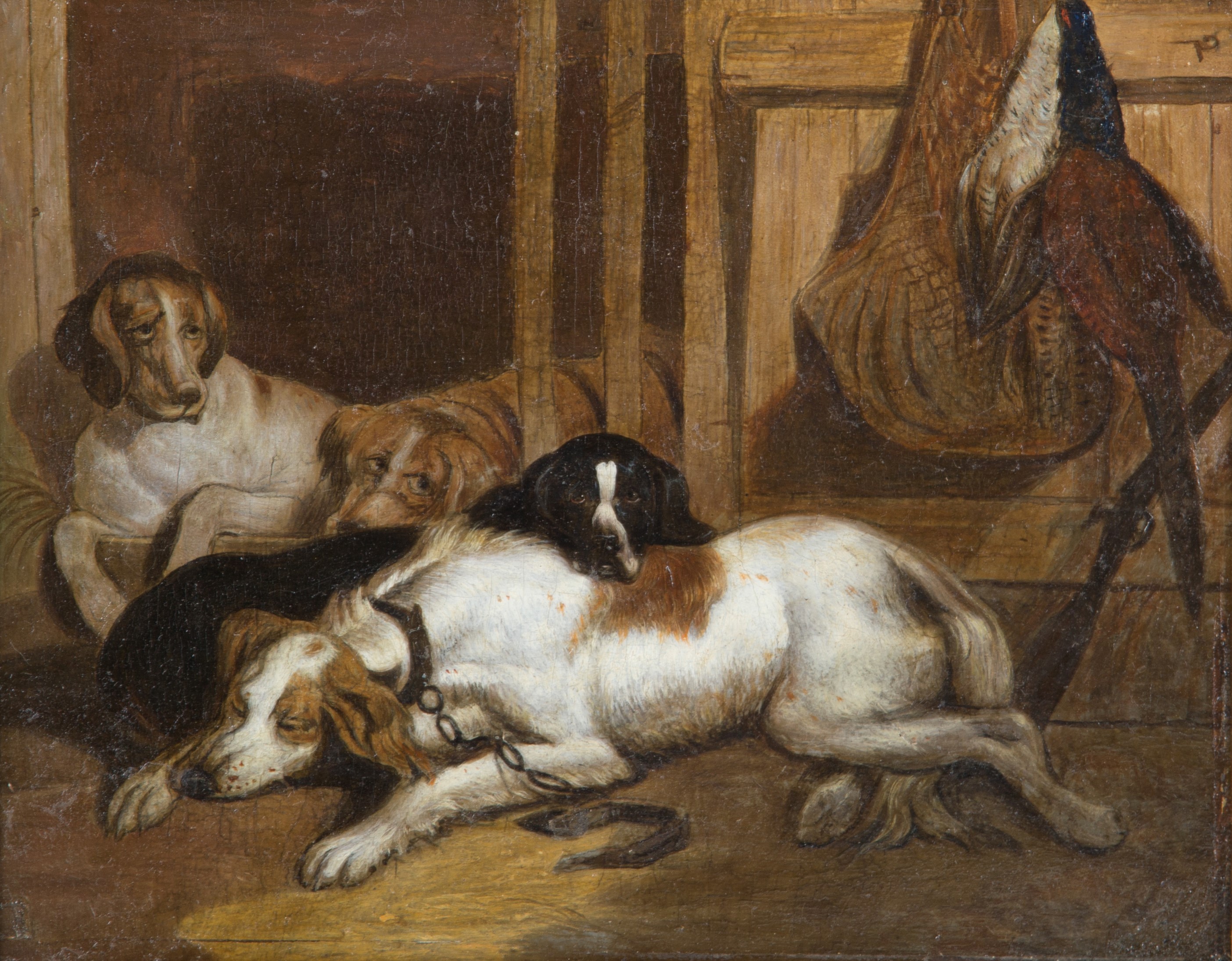 John Frederick Tayler - Coppia di Dipinti "cani"