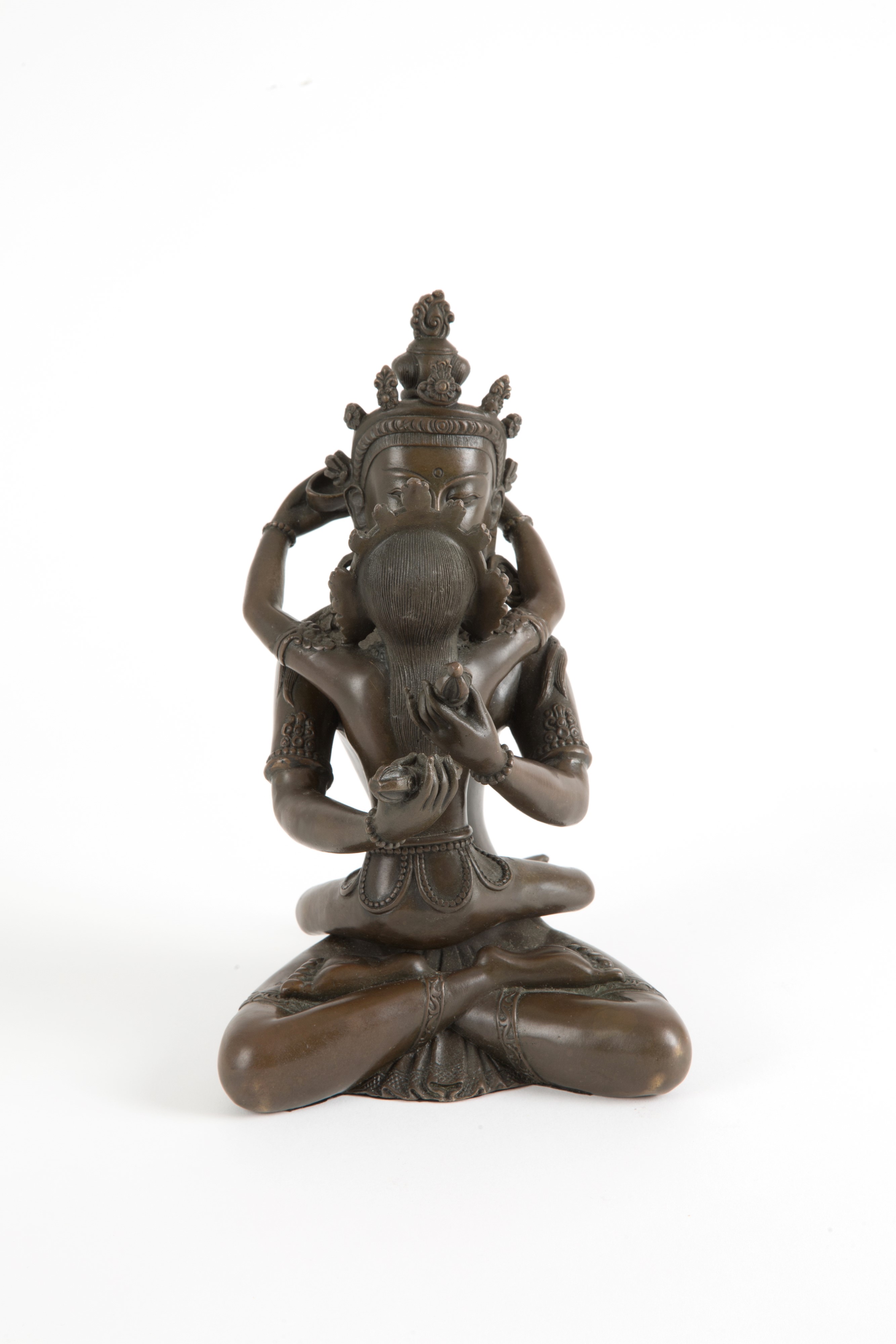 Scultura in bronzo "VAJRASATTVA YAB-YUM". Tibet