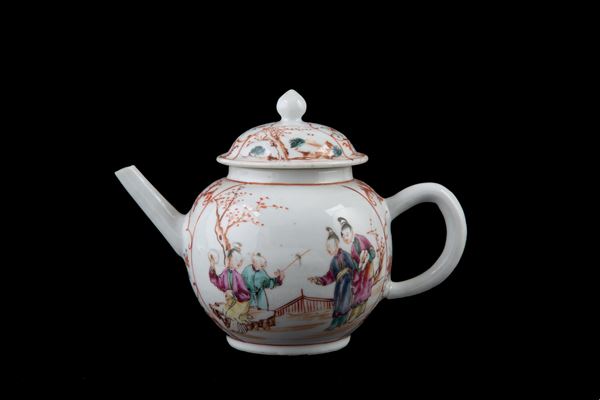 Pink Family porcelain teapot