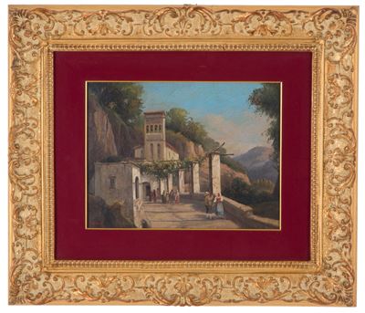 Dipinto "eremo dai Camaldoli"