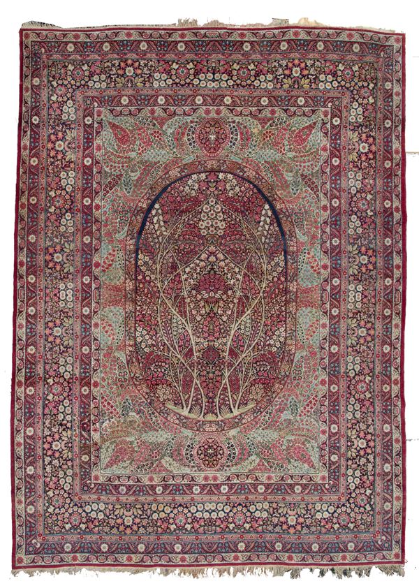 Kirman Laver carpet. Persia