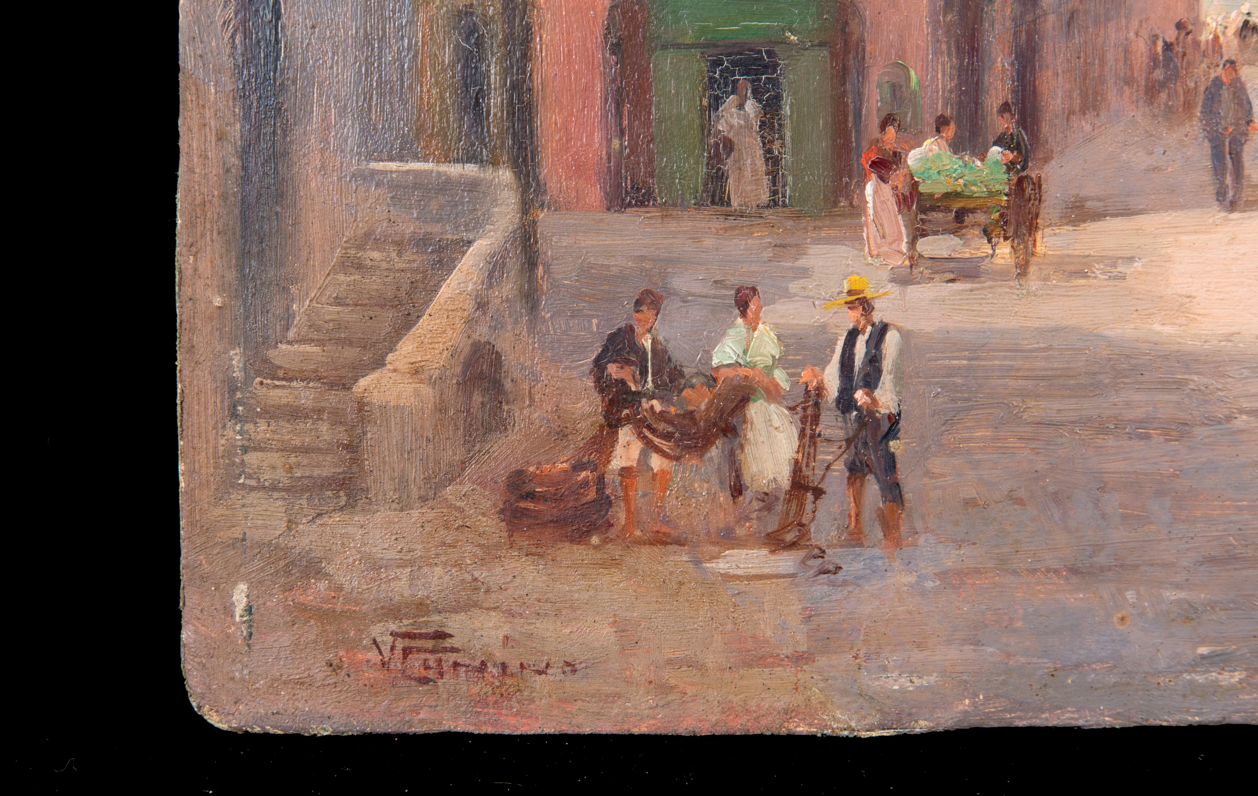 Vincenzo Canino - Dipinto "chiesa in Riva al Mare"