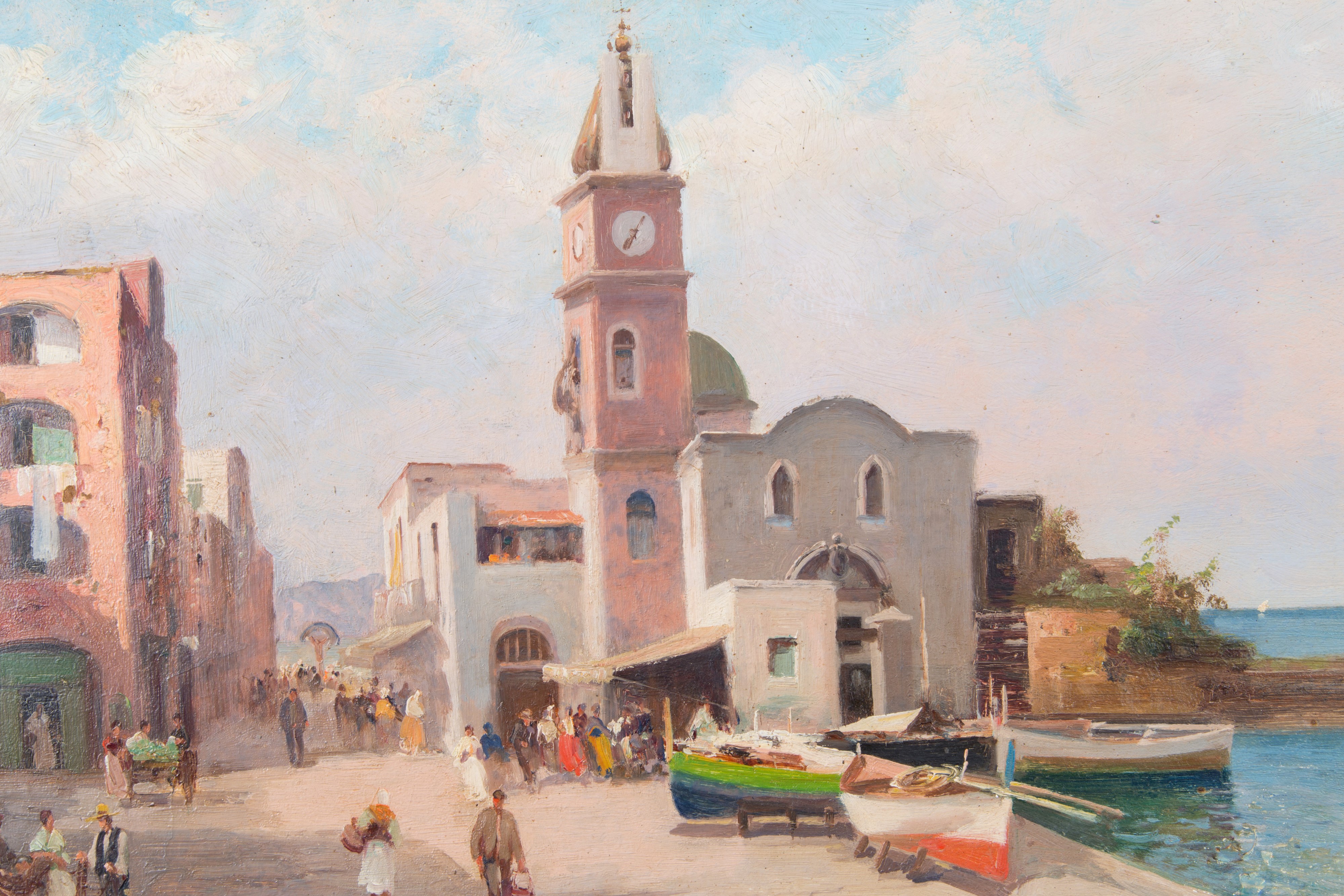 Vincenzo Canino - Dipinto "chiesa in Riva al Mare"