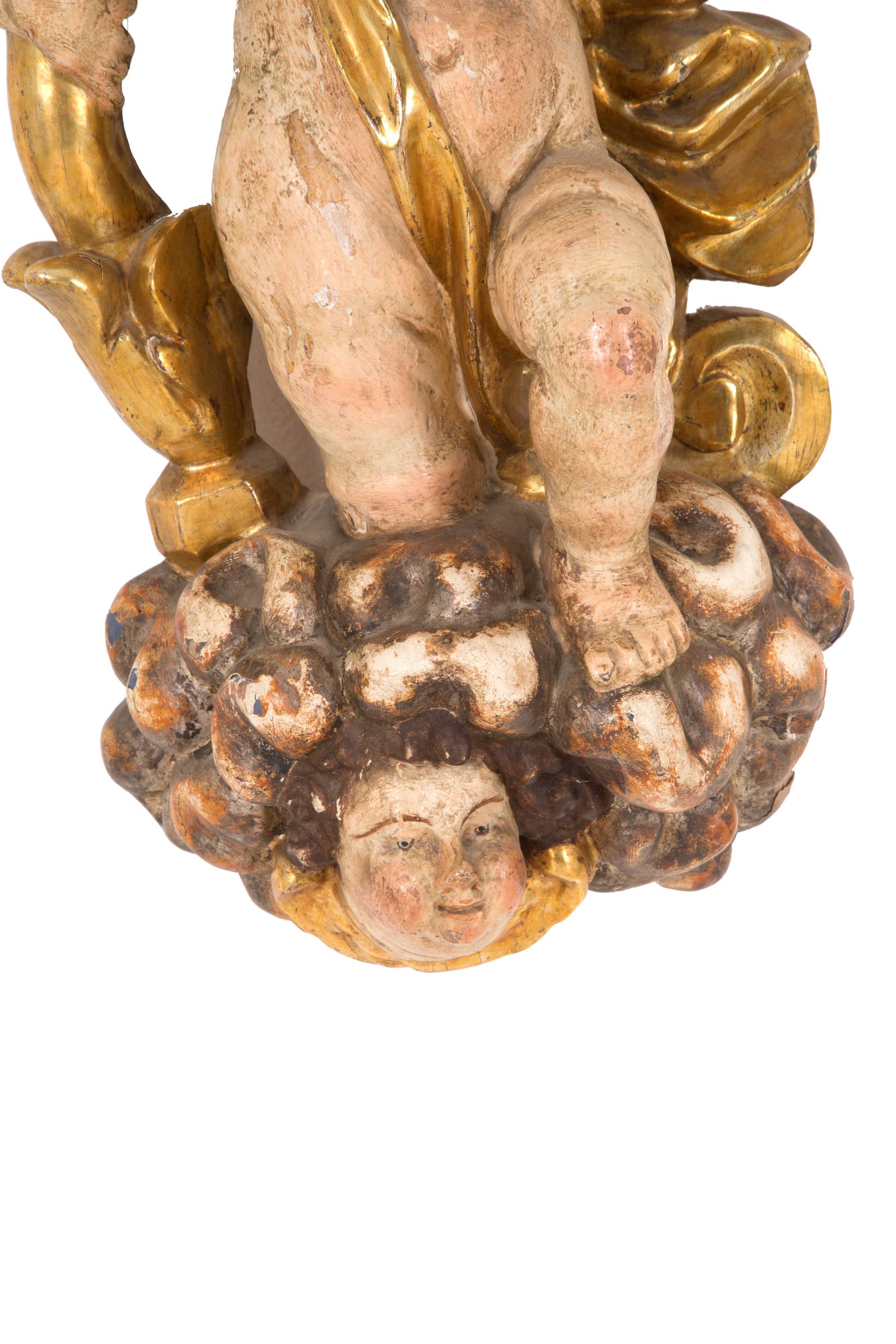 Coppia di angeli portacero