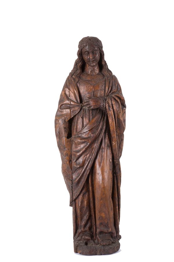 Wooden sculpture "FEMALE FIGURE"