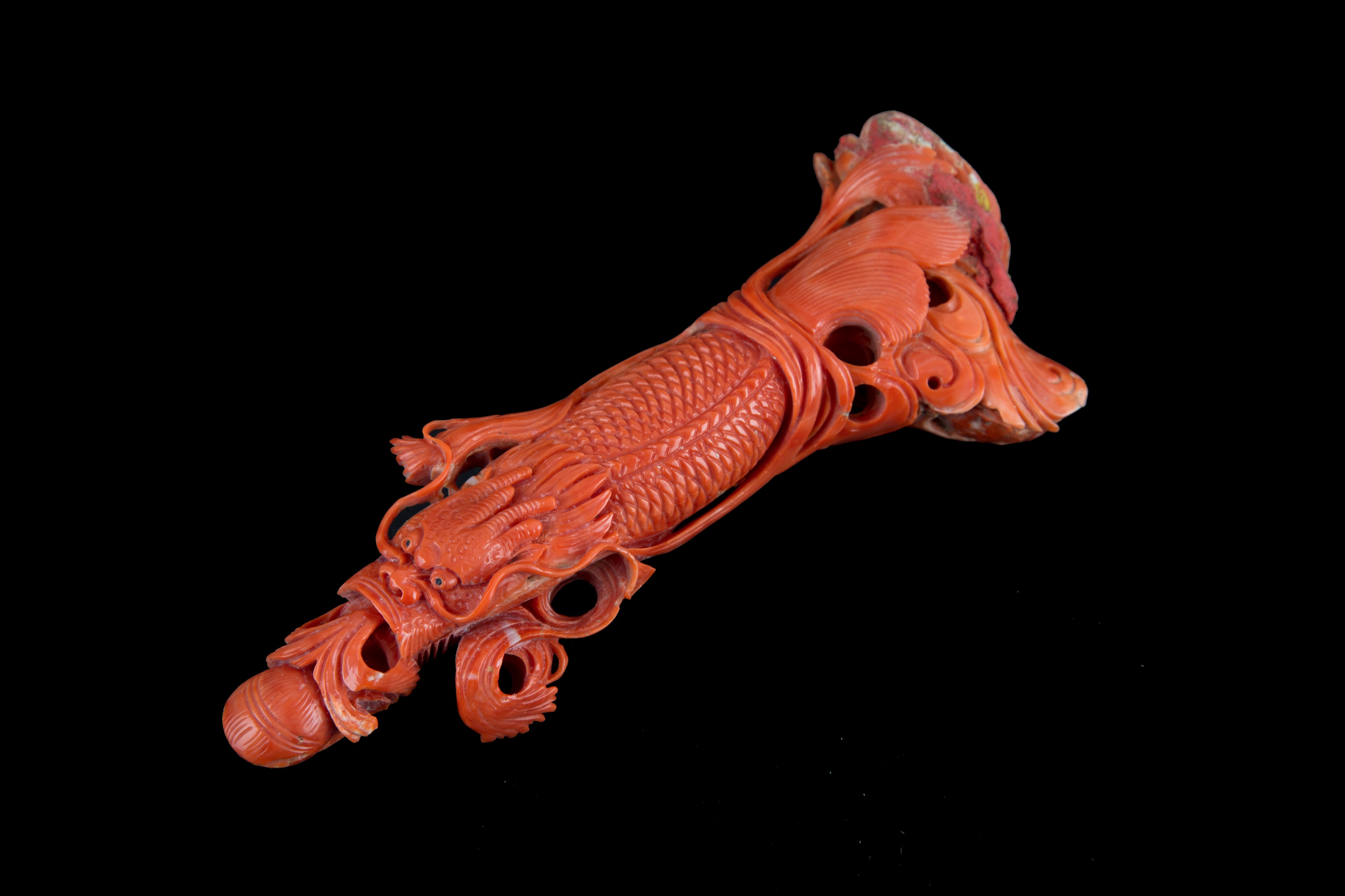 Scultura in corallo "DRAGO"