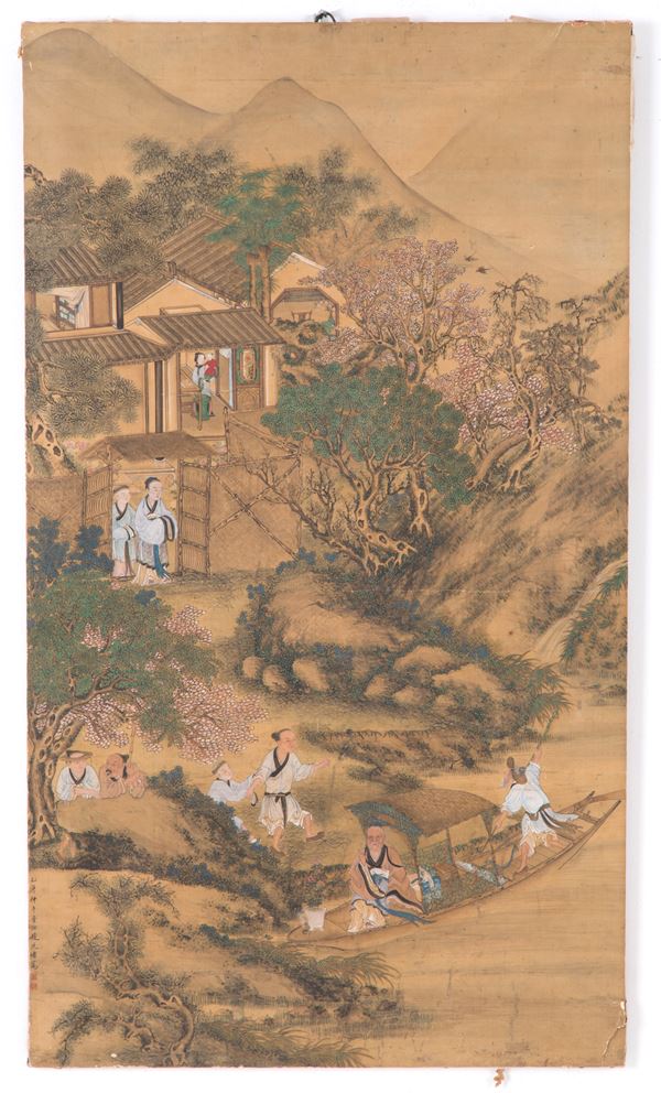 Painting "SCENES OF ORIENTAL LIFE"