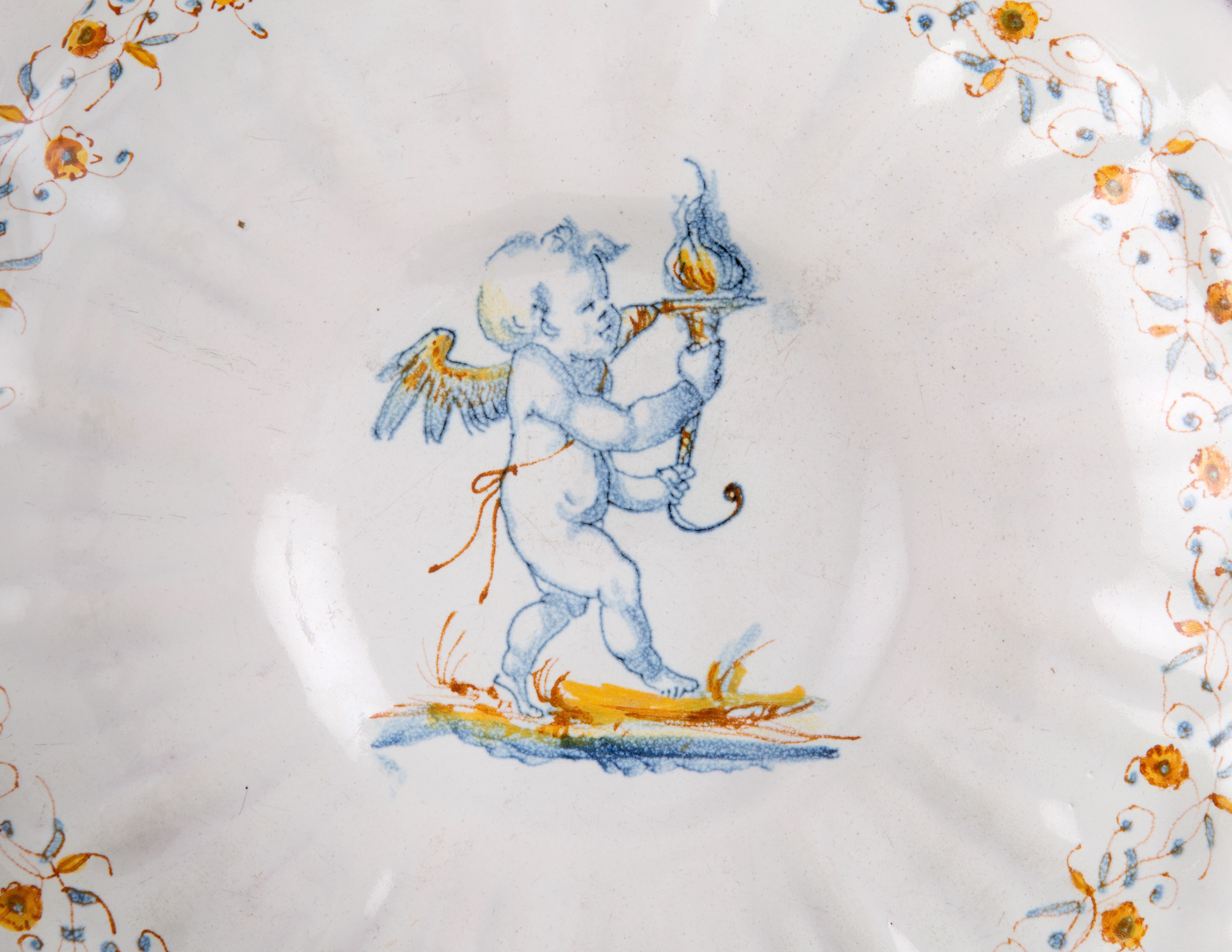 Crespina in Maiolica con Angioletto