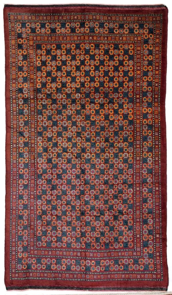 Khotan carpet. East Turkestan