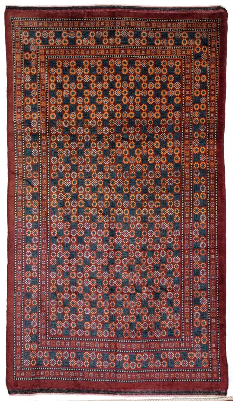 Tappeto Khotan. Turkestan Orientale