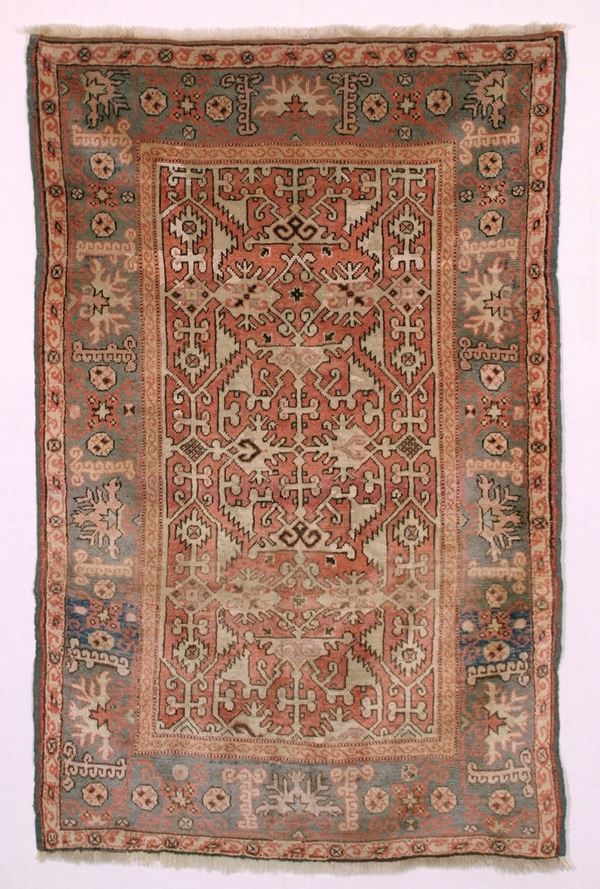 Smyrna carpet Lotto design. Anatolia