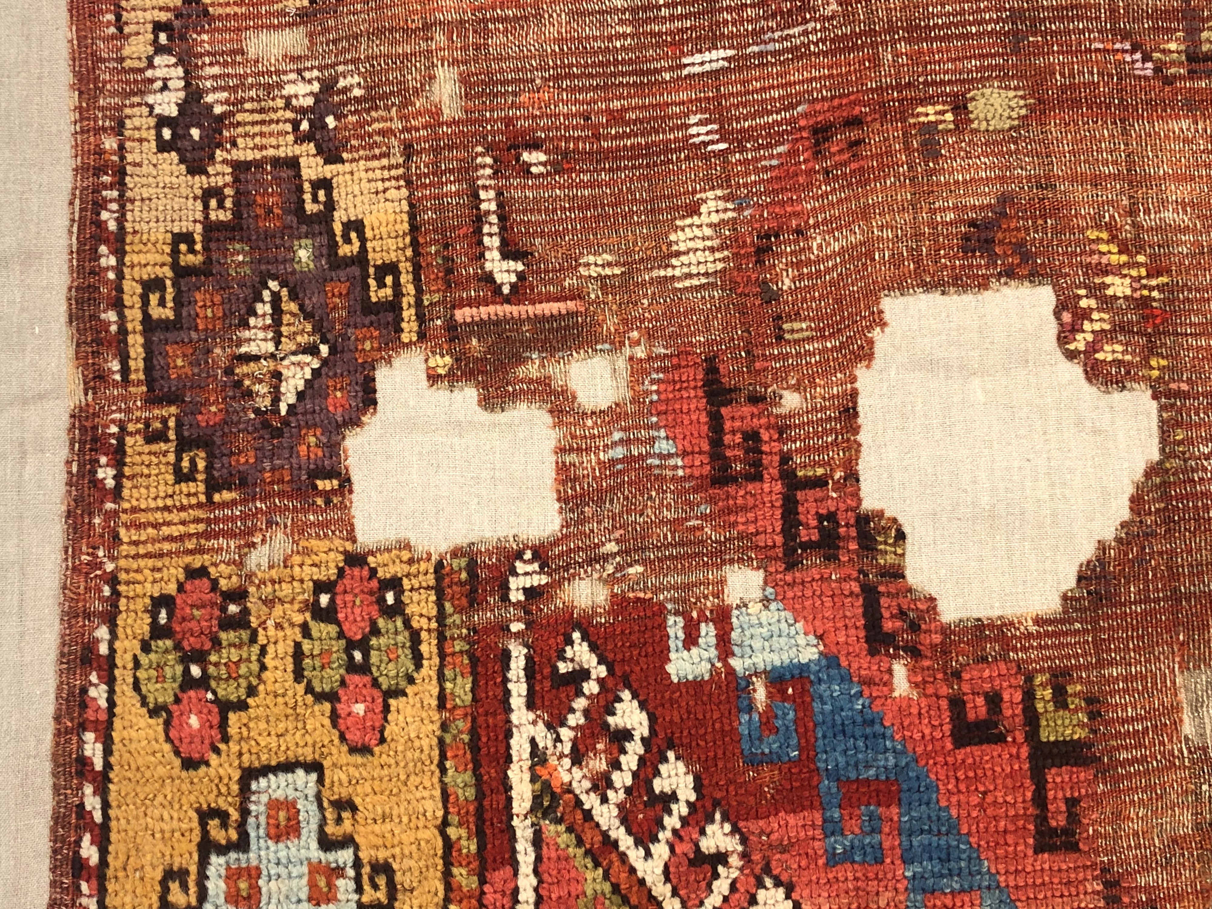 Frammento di Tappeto Konya. Anatolia Centrale